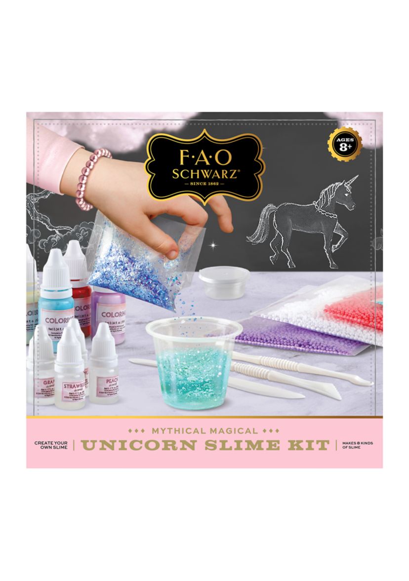 Magical Colorful Glitter Unicorn Slime Kids Craft Kit