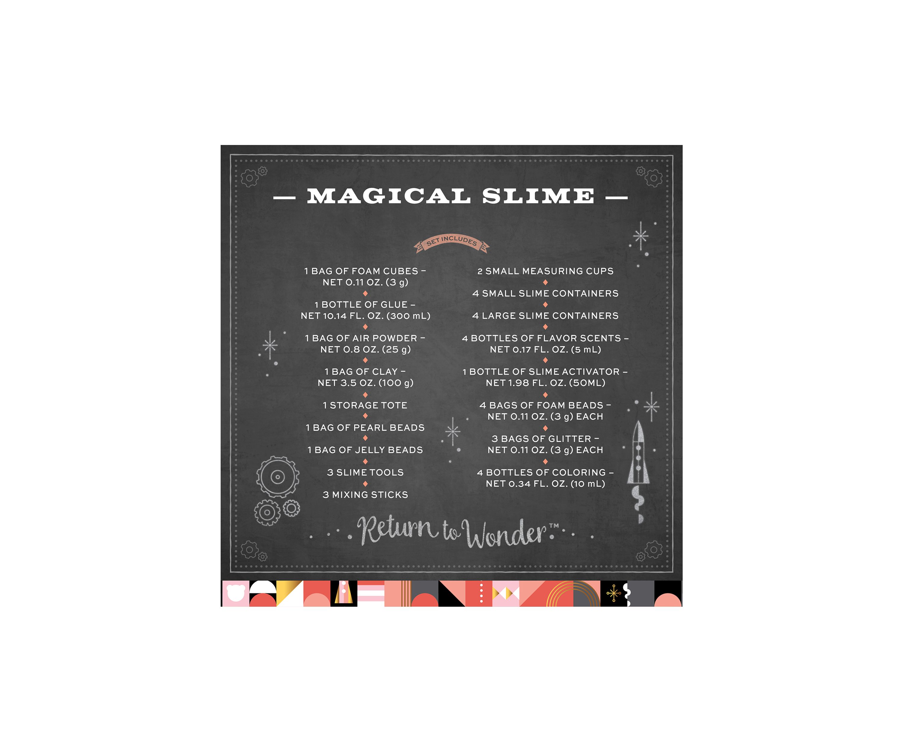 Magical Colorful Glitter Unicorn Slime Kids Craft Kit