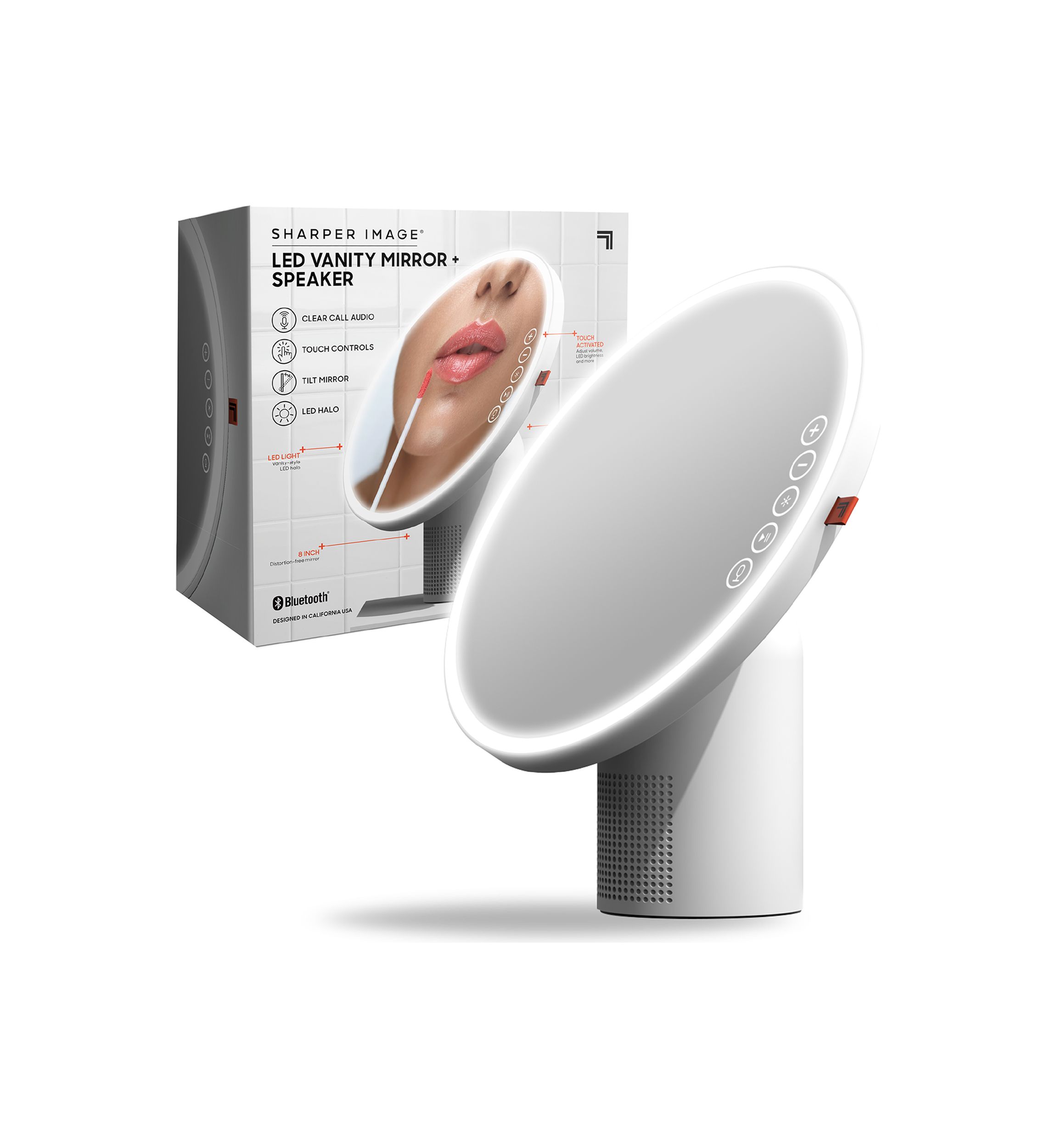 Vanity Mirror Round LED with Speaker Bluetooth