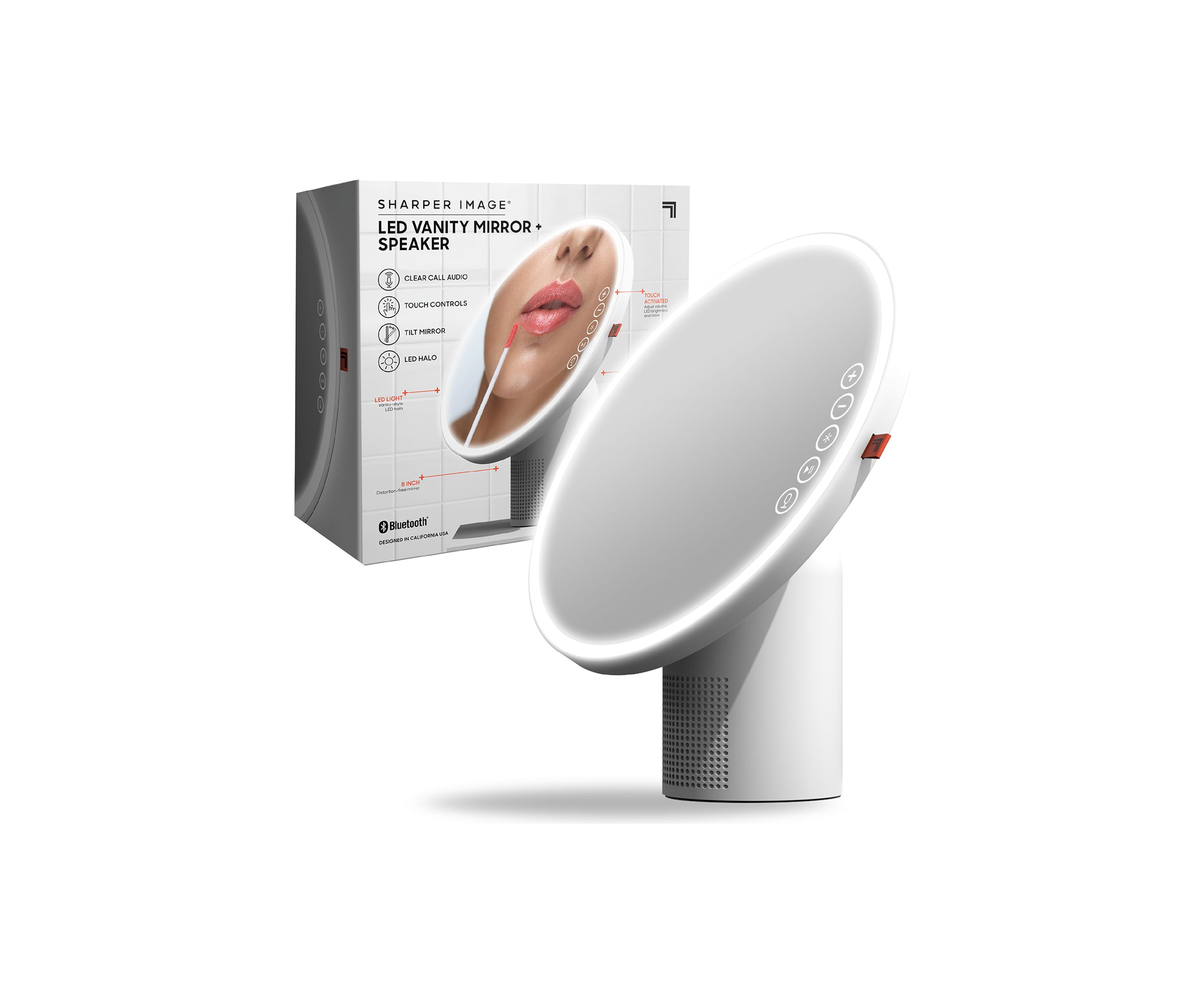 Vanity Mirror Round LED with Speaker Bluetooth