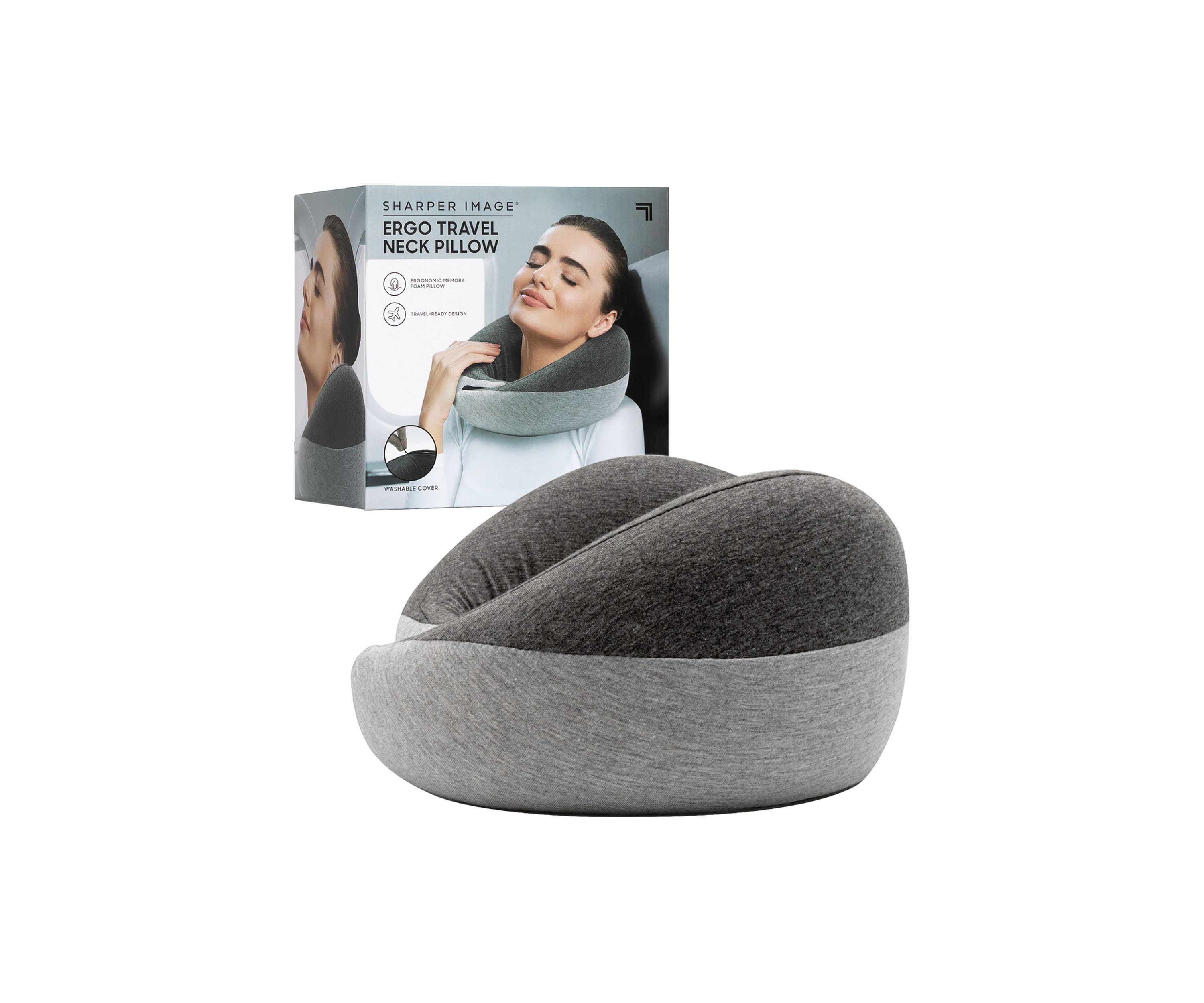 Memory Foam Travel Pillow Ergonomic Wrap with Bag