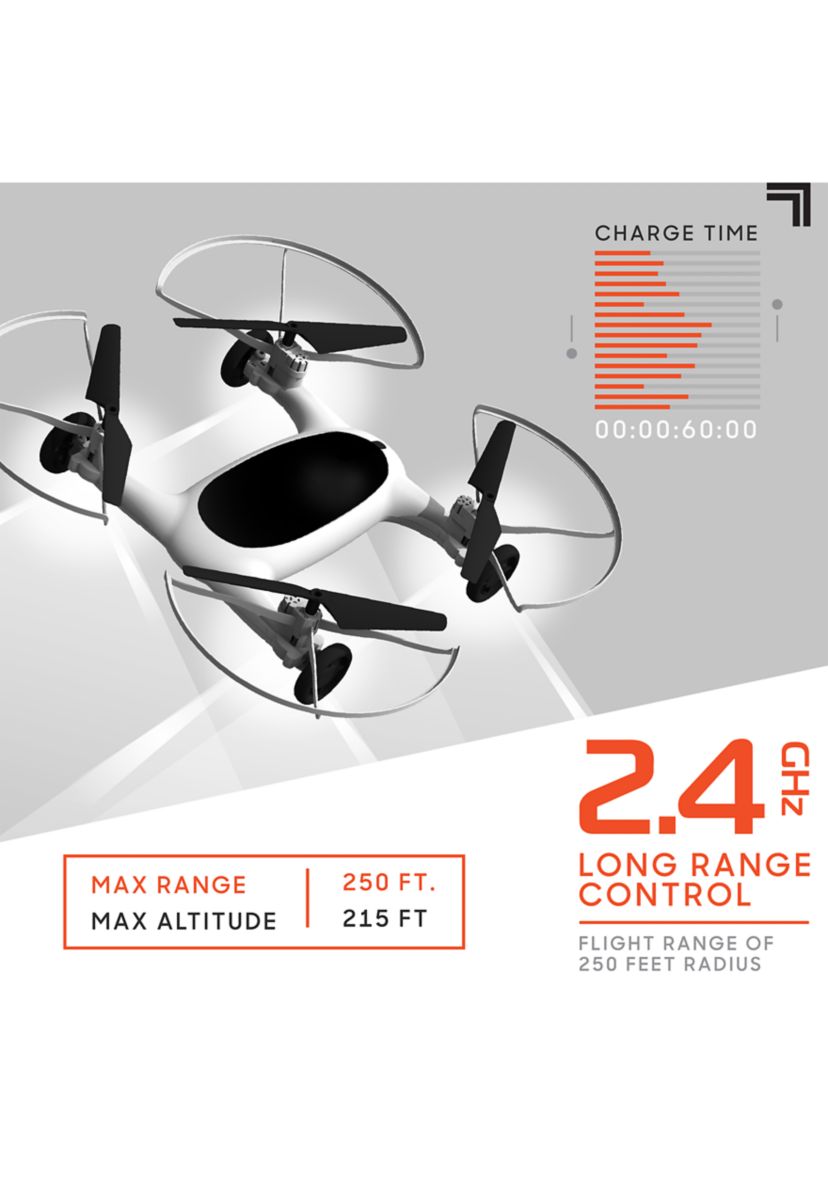 Drone 7 Inch Flying Car