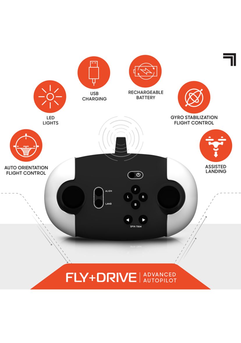 Drone 7 Inch Flying Car