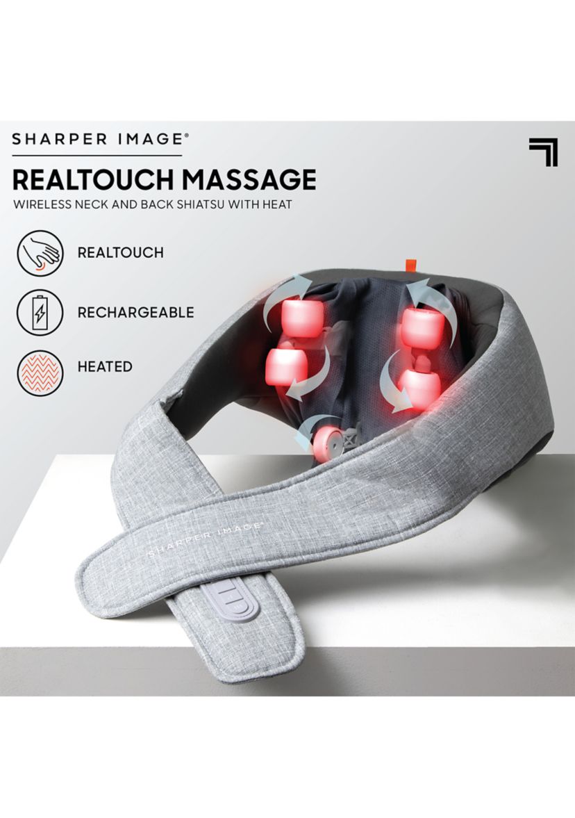  Massager Realtouch Shiatsu Wireless Neck and Back with Heat 