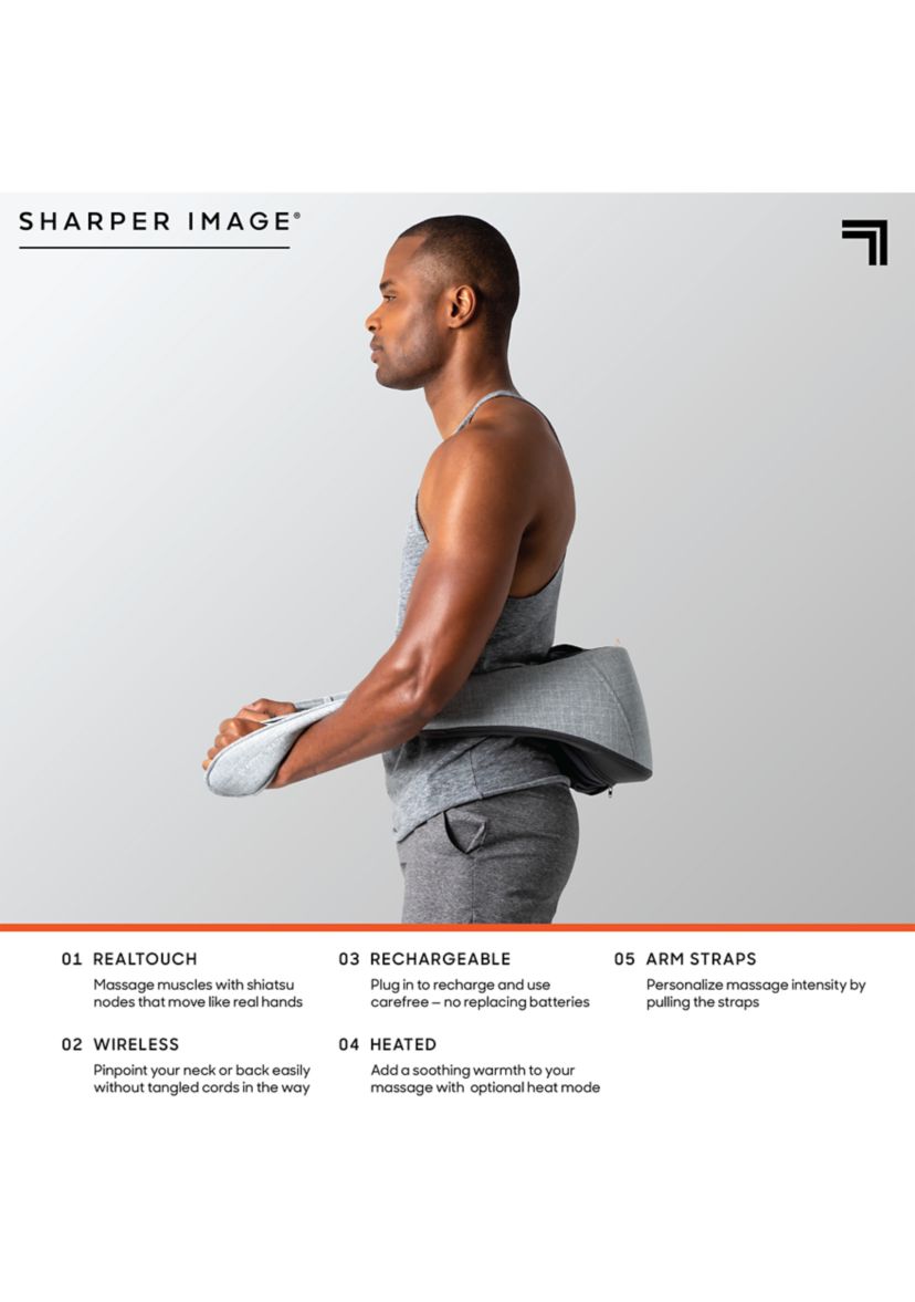  Massager Realtouch Shiatsu Wireless Neck and Back with Heat 