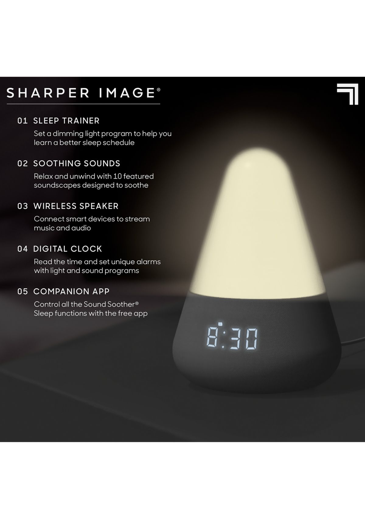 Sound Soother Sleep Bedtime Light and Sounds