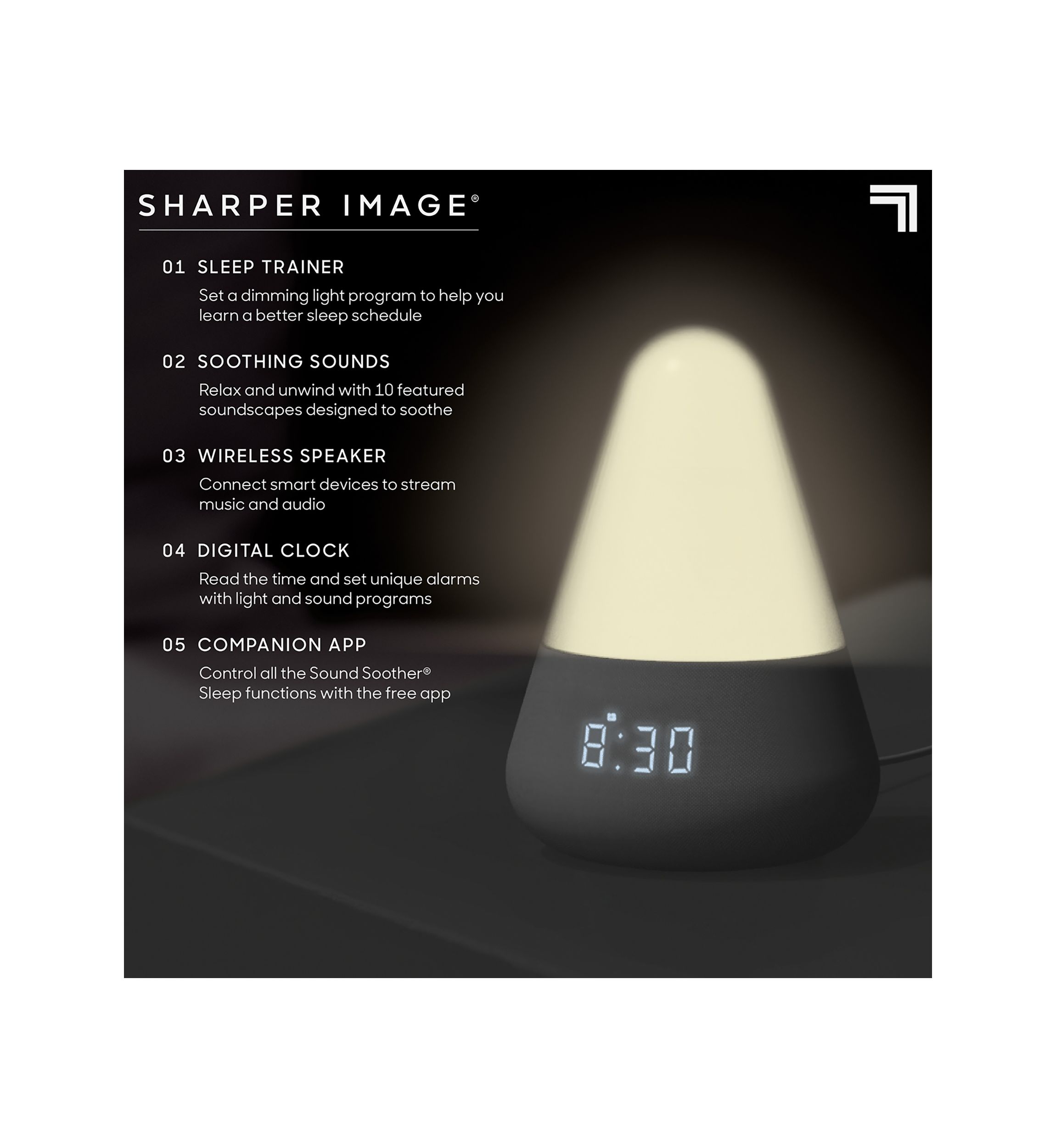 Sound Soother Sleep Bedtime Light and Sounds