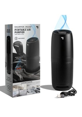 Sharper Image Portable Air Purifier with True HEPA Filter ...