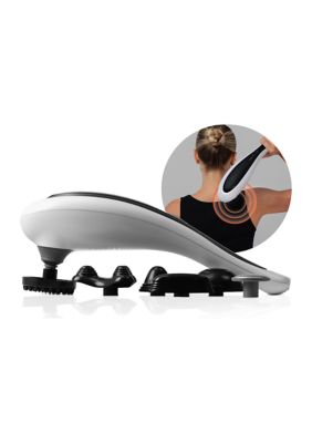 Sharper Image Black Powerful Mini Handheld Compact Massager with Light-Up  Glow Nods - Next-Level Portable Relaxation 