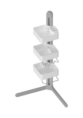 Sharper Image SpaStudio Shower Nook White