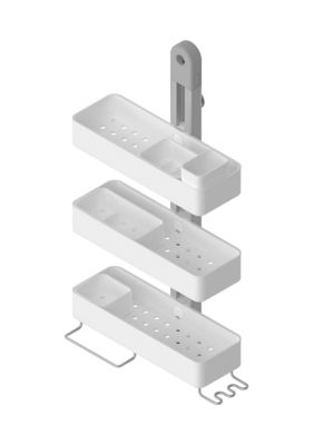 Sharper Image SpaStudio Shower Hook White