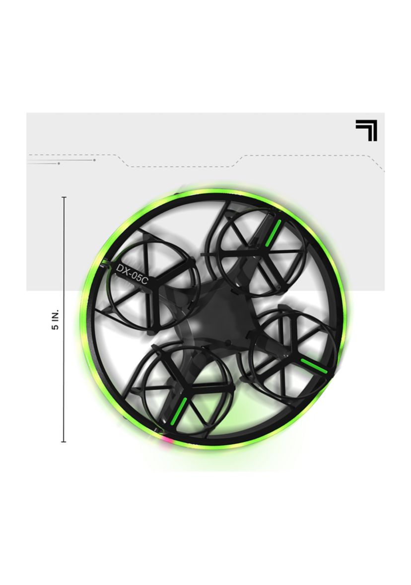 Glow Motion Rechargeable Gesture-Control Indoor Stunt Drone