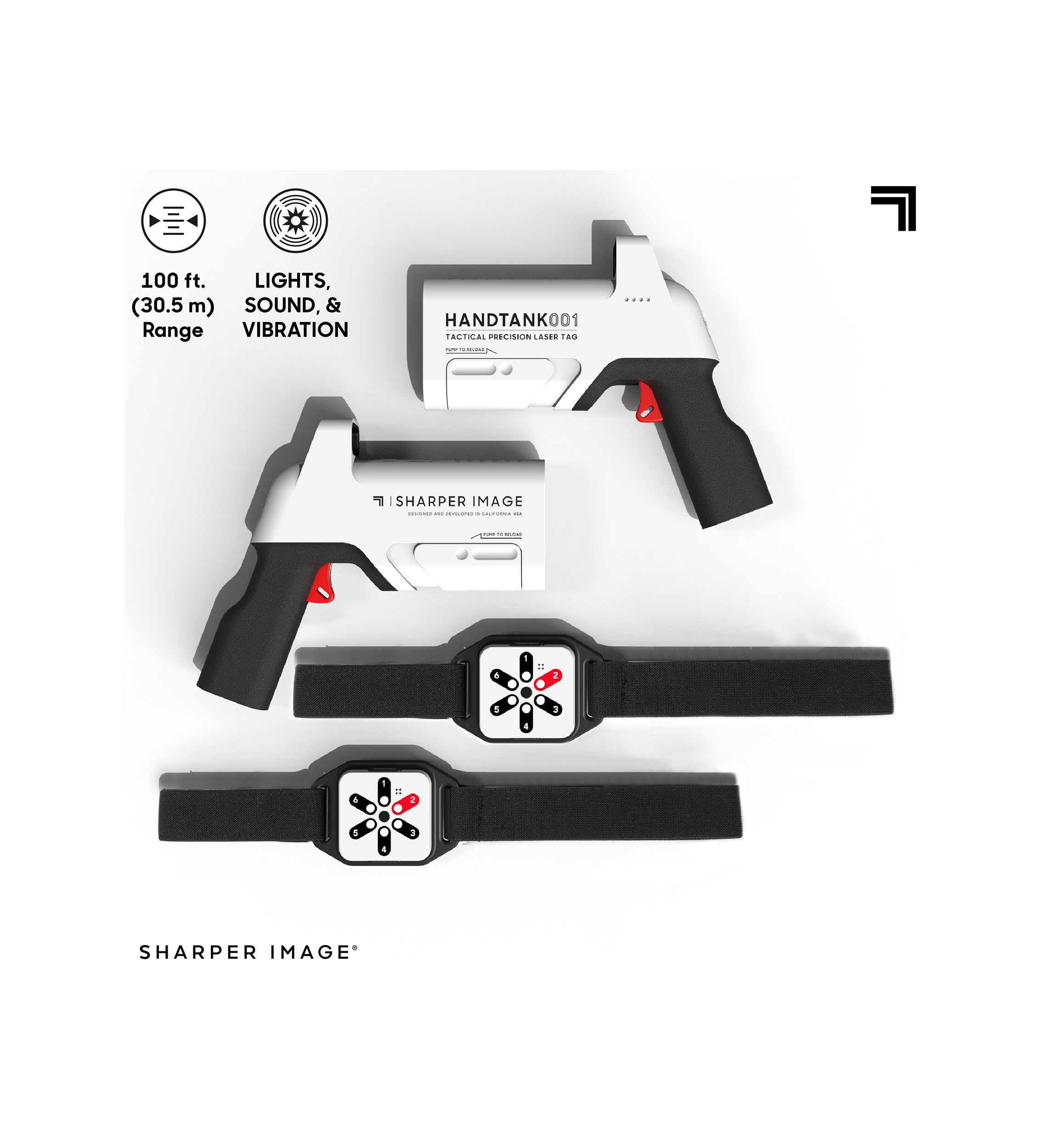 2-Player Laser Tag Handtank Starter Set 