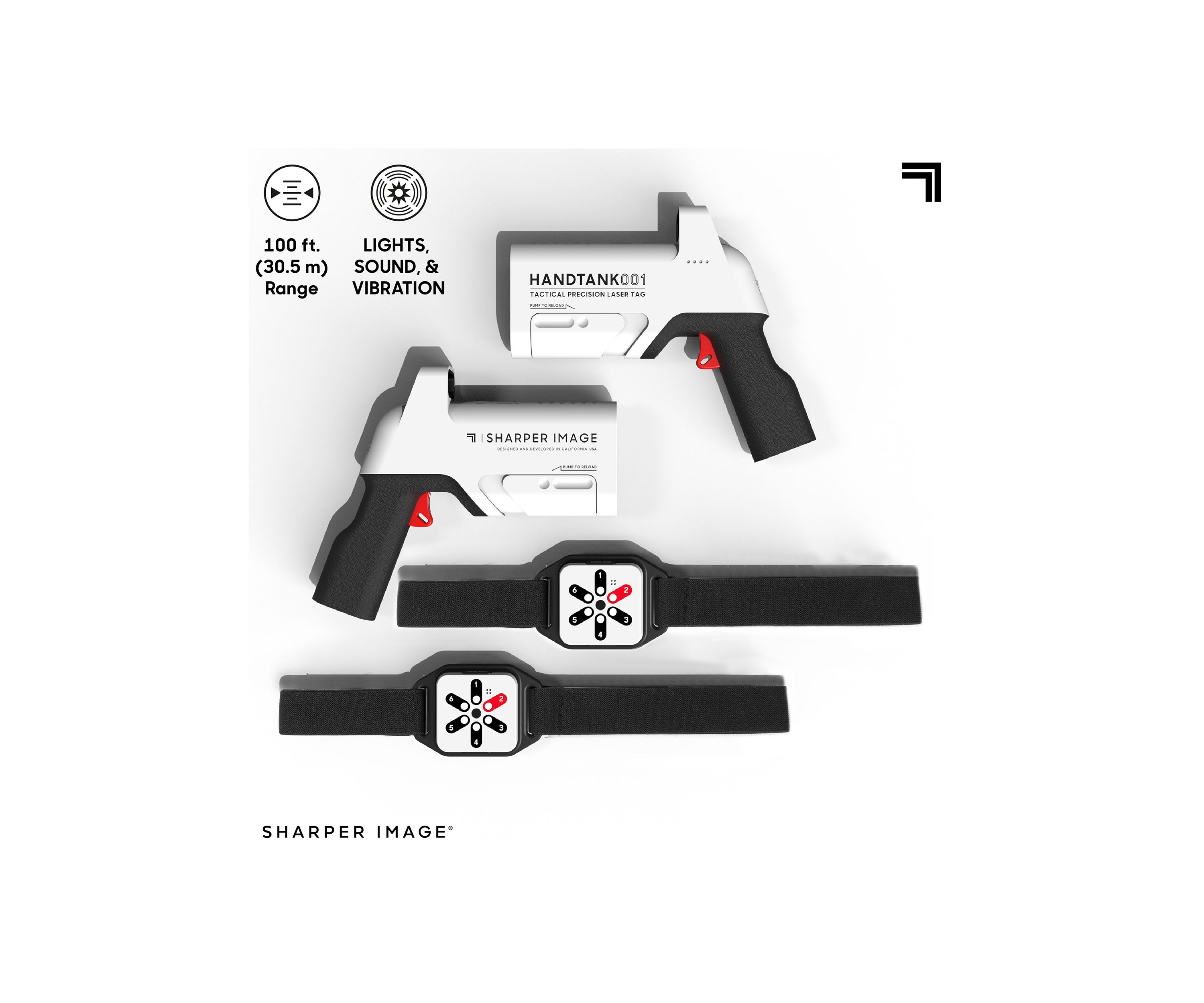2-Player Laser Tag Handtank Starter Set 