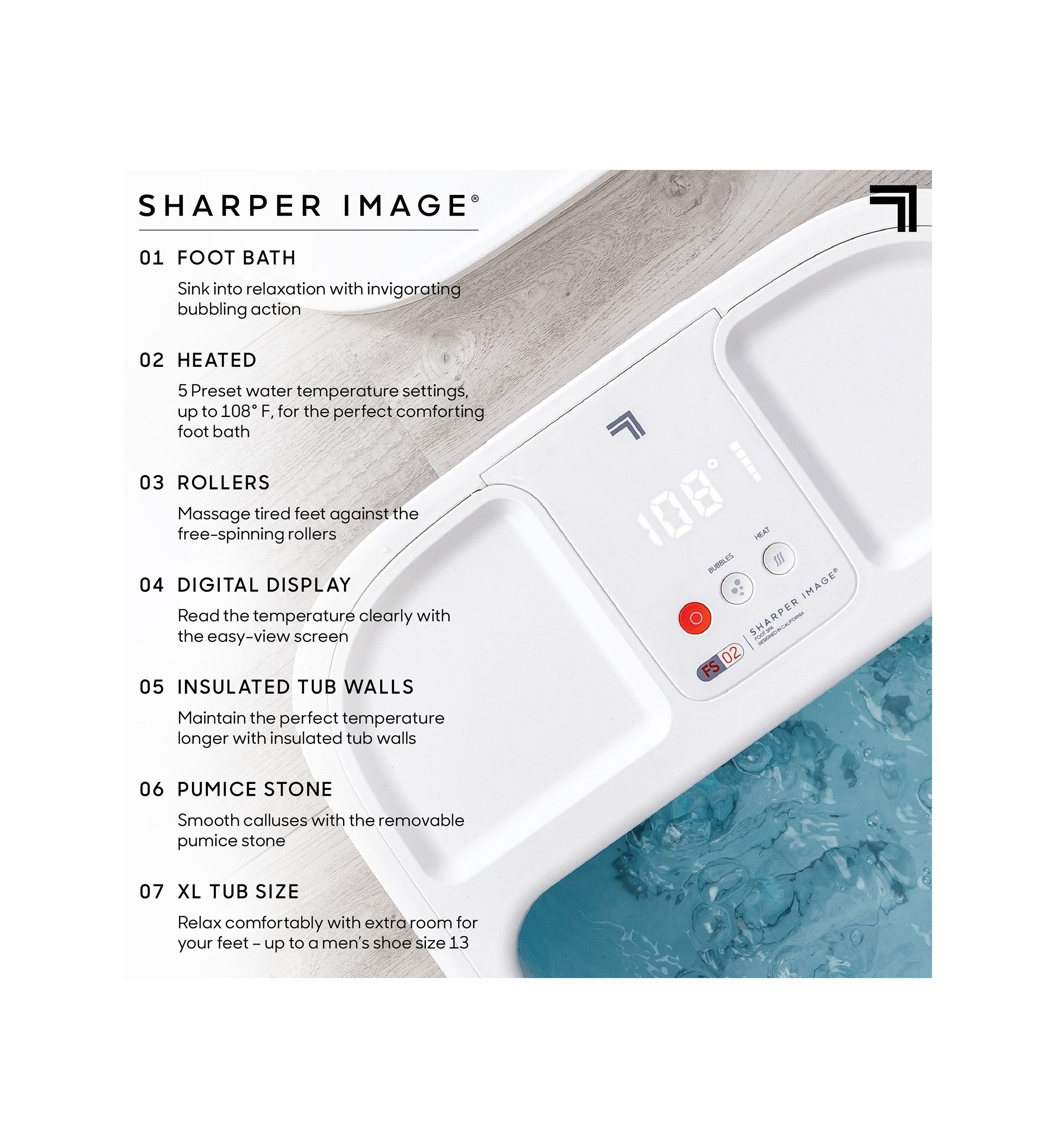 SpaHaven Foot Bath