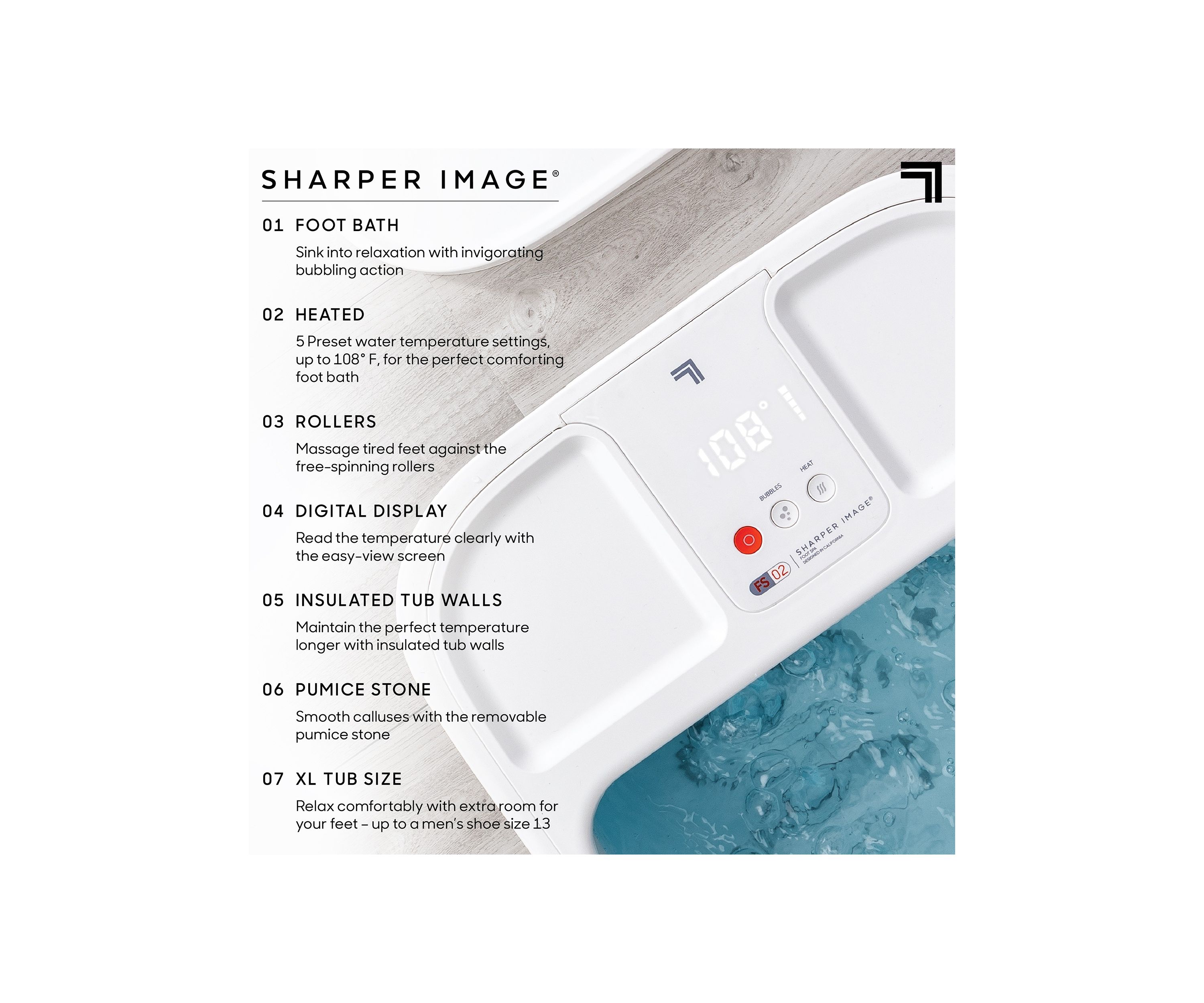 SpaHaven Foot Bath
