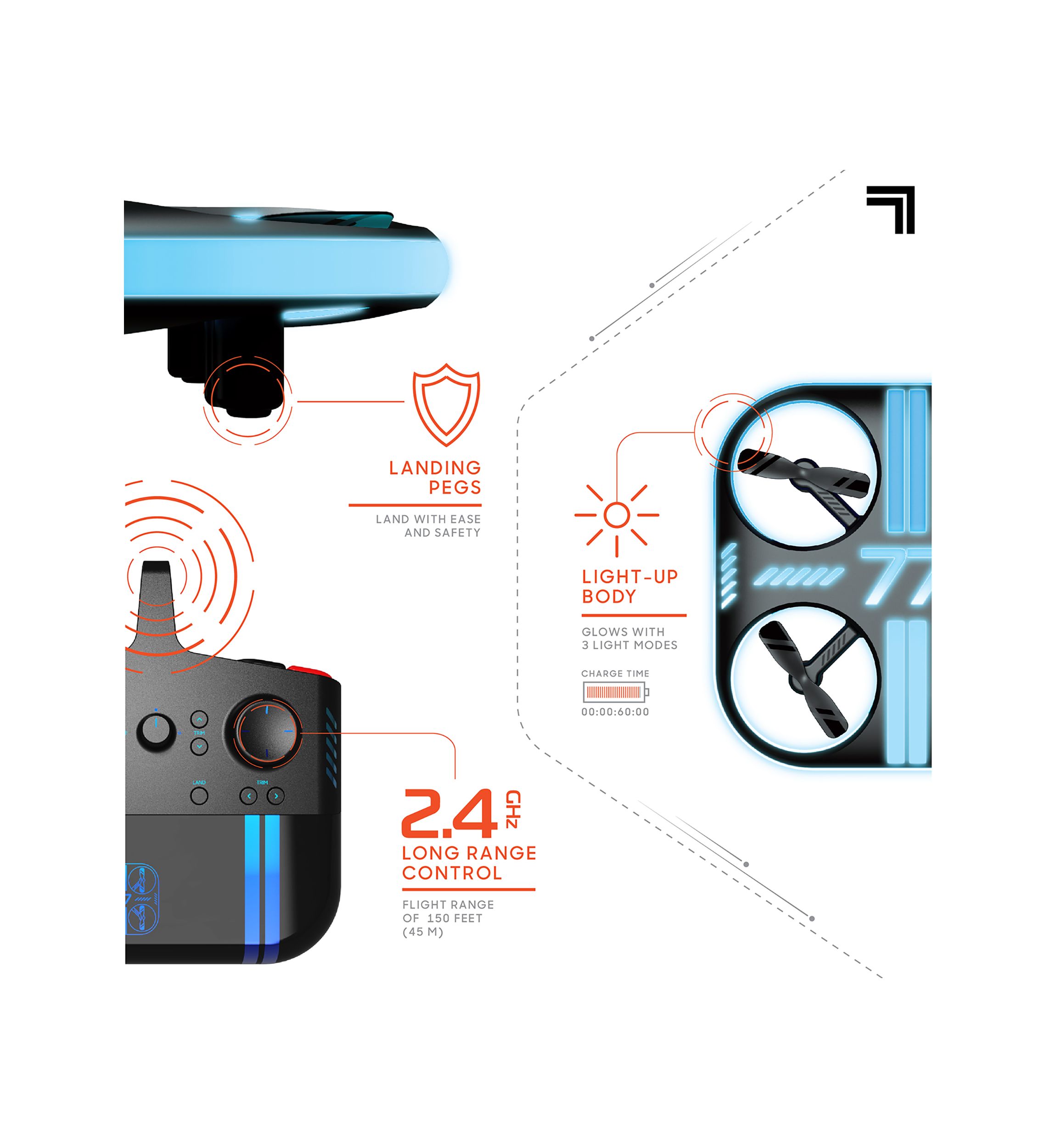 Lumo Stunt Glow Drone