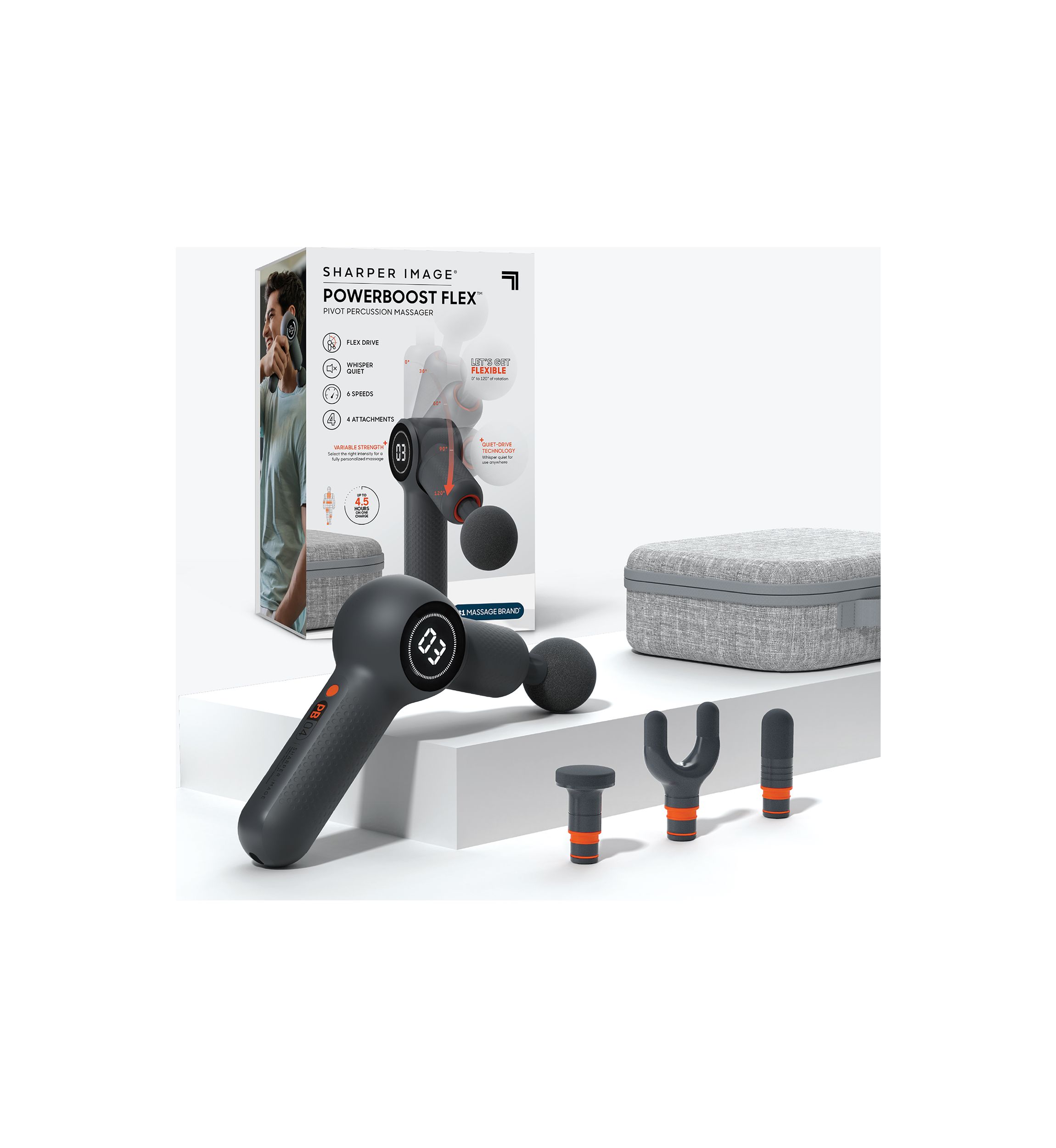 Powerboost Flex Pivot Percussion Massager
