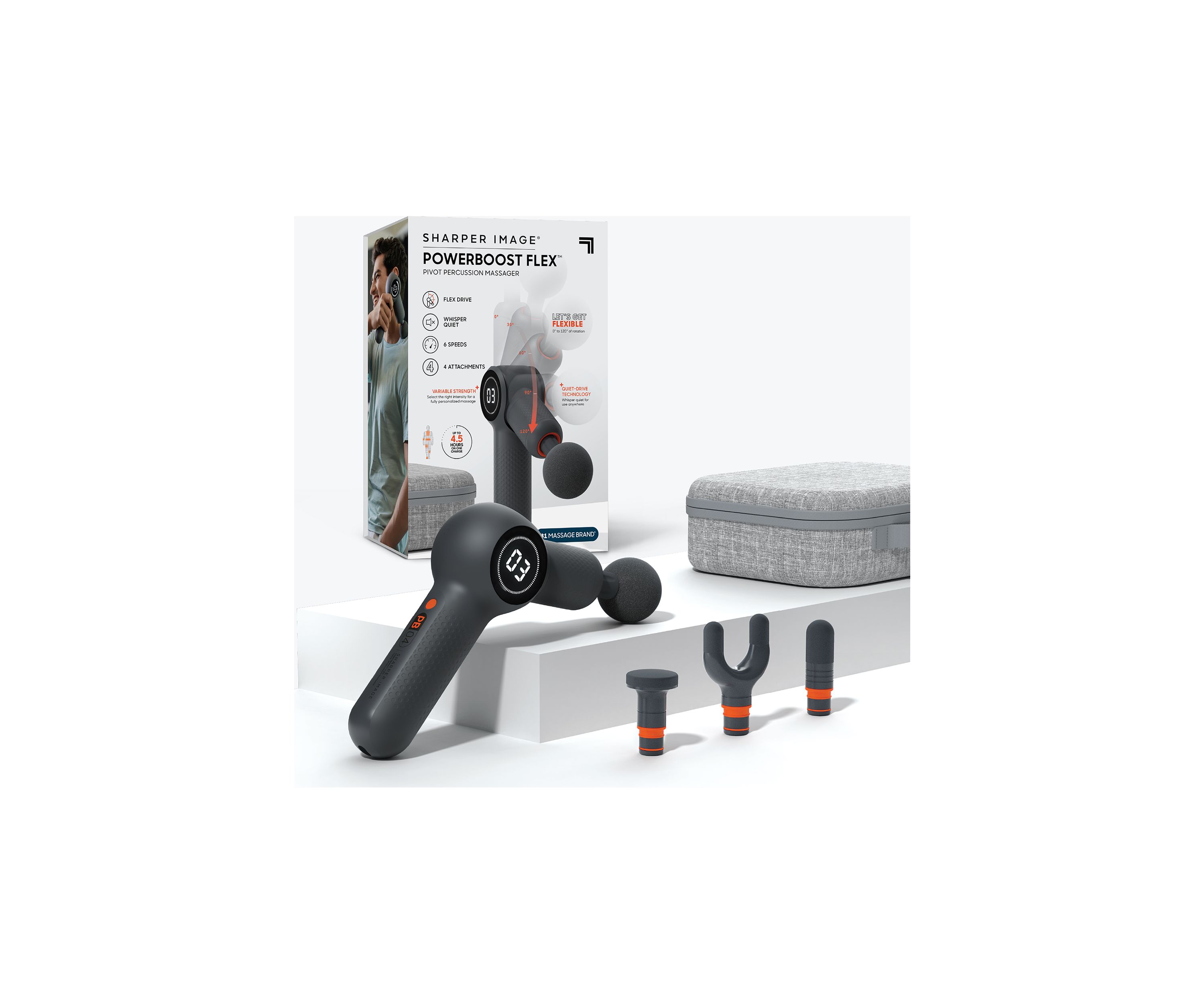 Powerboost Flex Pivot Percussion Massager