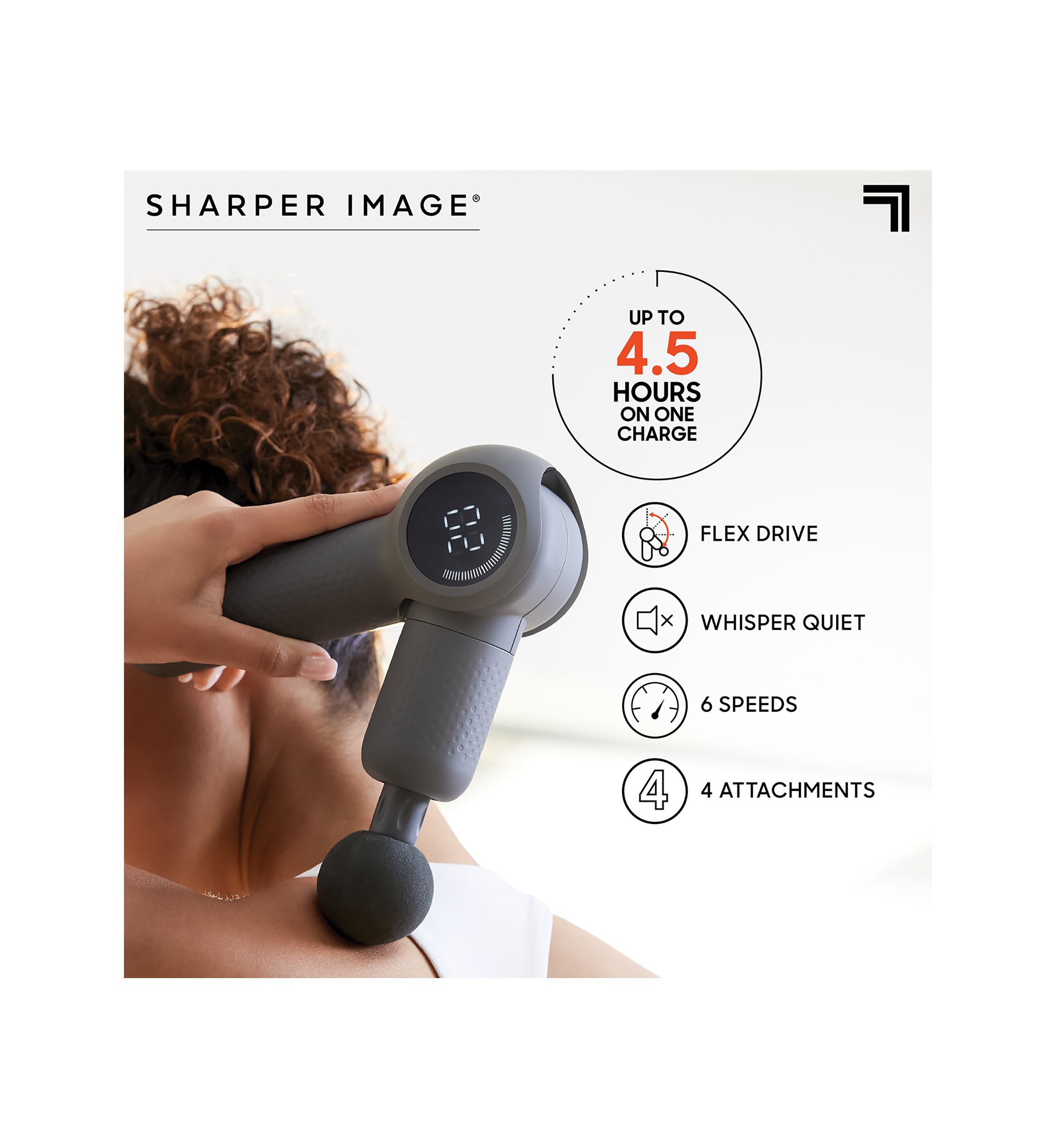 Powerboost Flex Pivot Percussion Massager