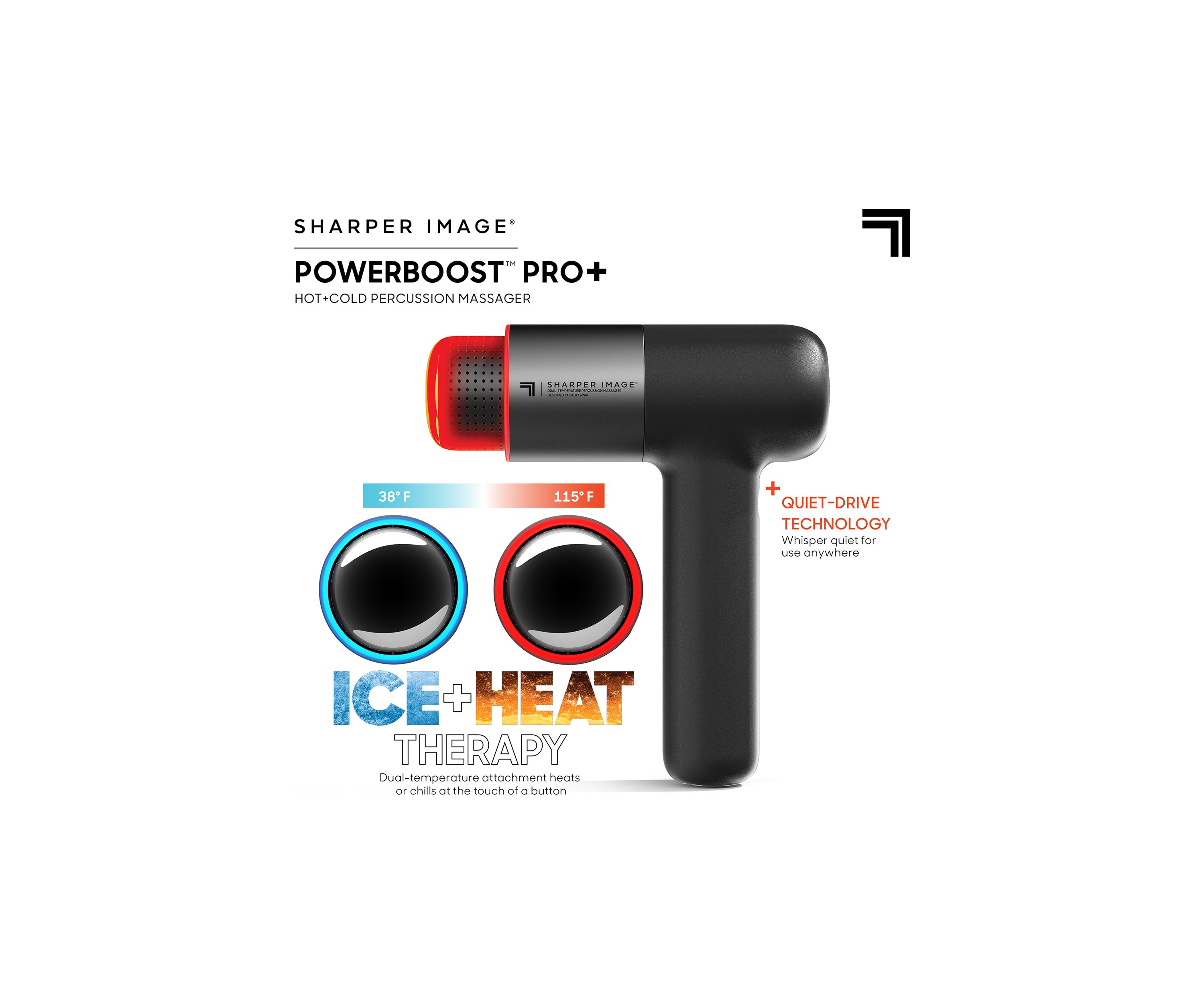 Powerboost Pro+ Hot and Cold Percussion Massager