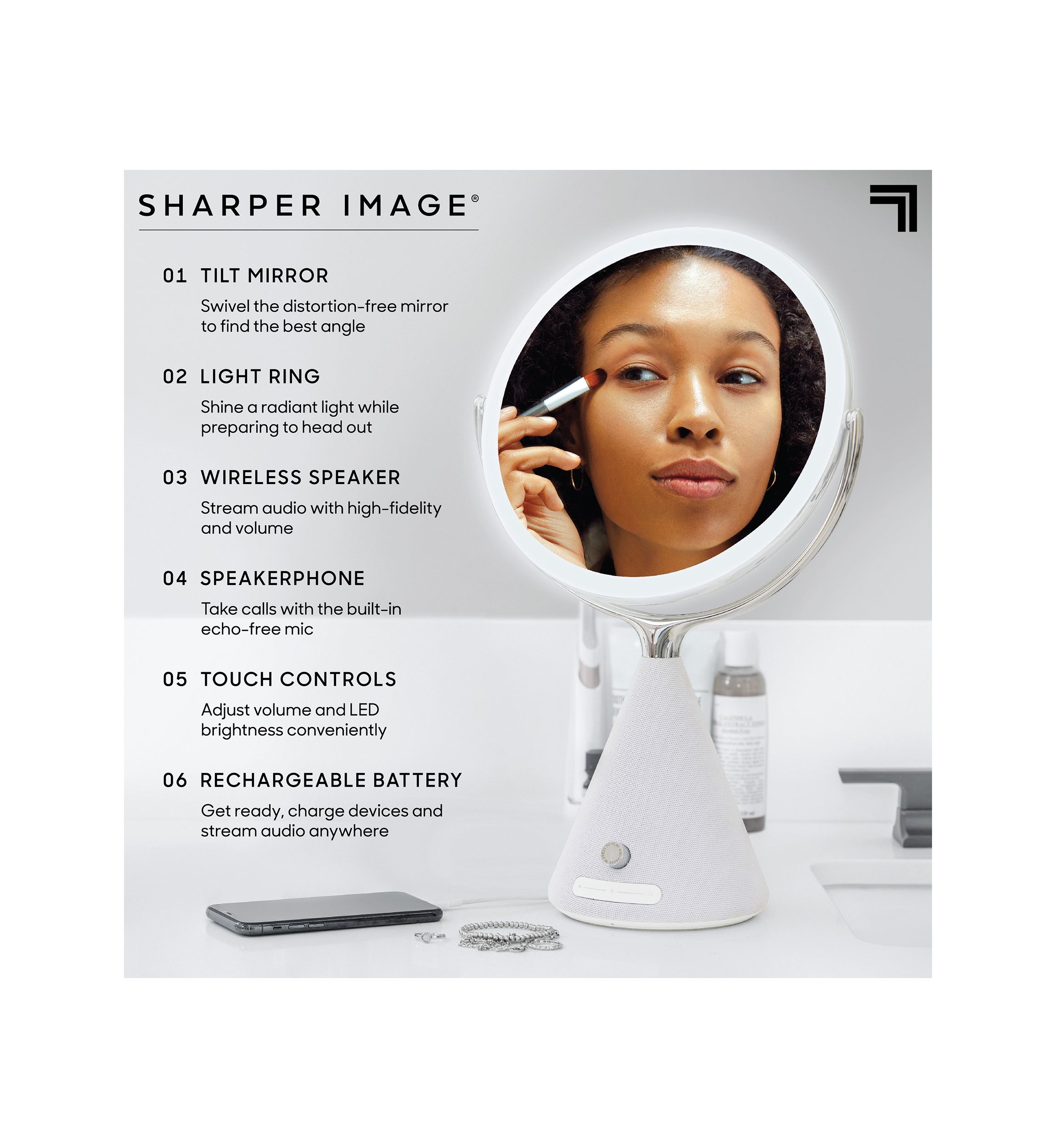 Spa Studio Vanity Sound Mirror