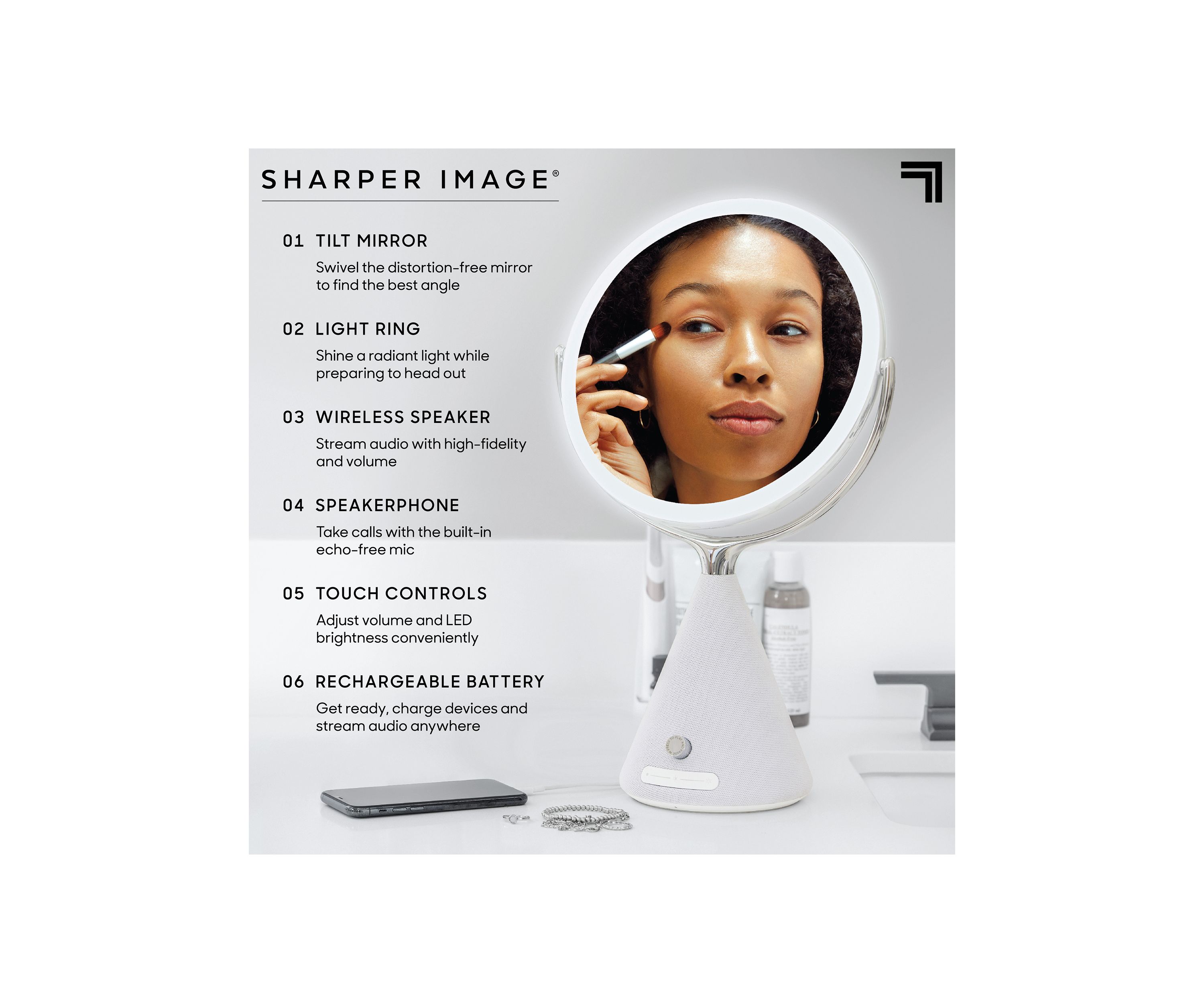 Spa Studio Vanity Sound Mirror