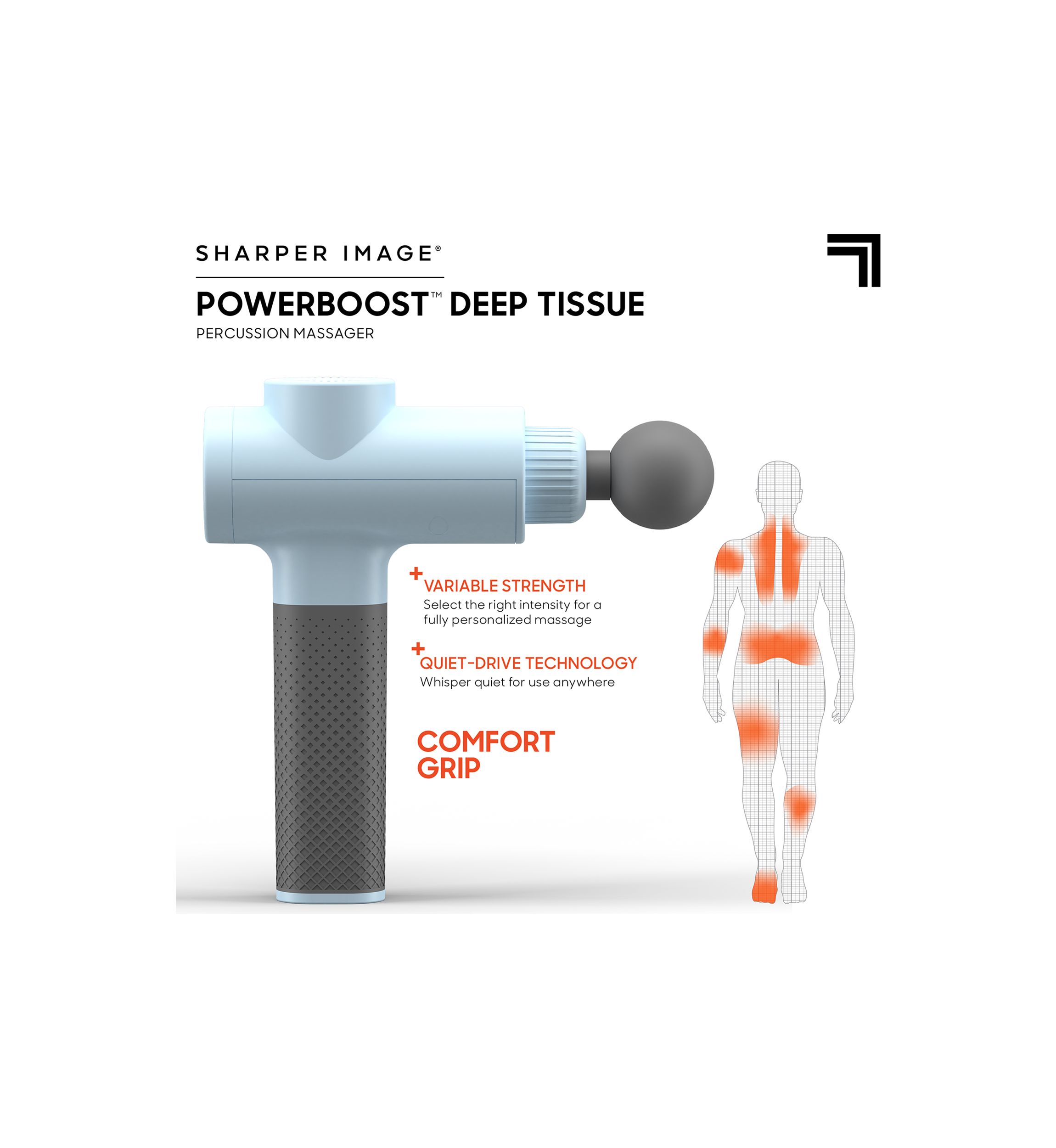 Power Boost Deep Tissue Percussion Massager