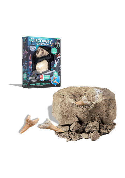 Discovery Mindblown Mini Shark Teeth Fossil Excavation Kit