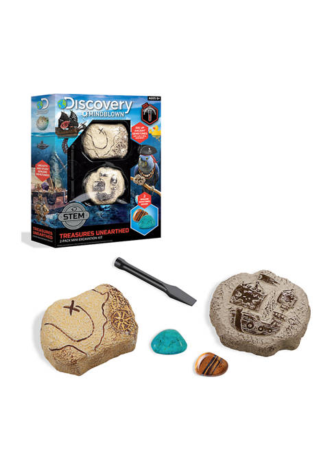 Discovery Mindblown Mini Treasures Unearthed Excavation Kit