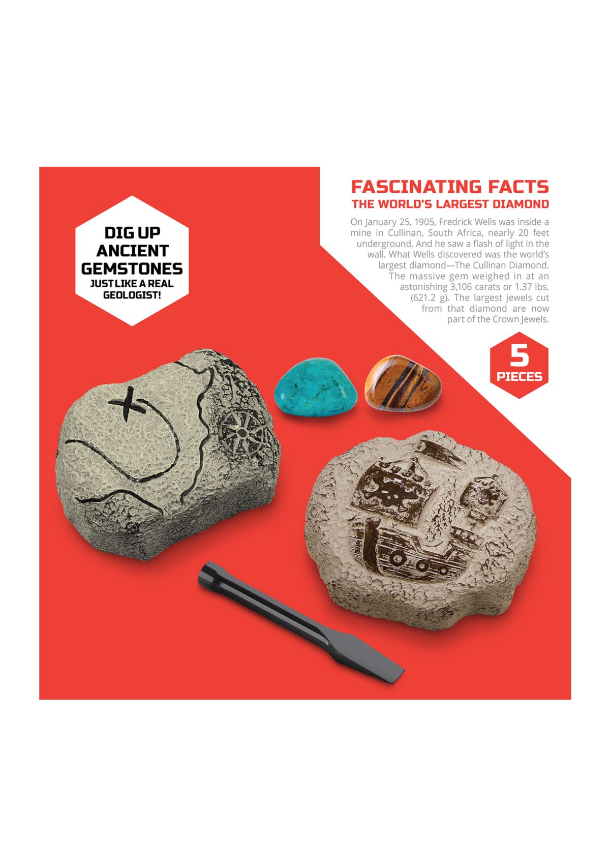 Mini Treasures Unearthed Excavation Kit