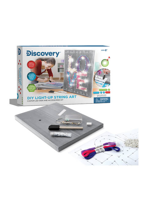Discovery Kids DIY Light-Up String Art Set