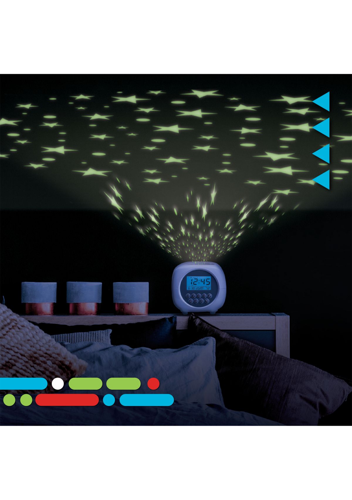Projection Alarm Clock Star Kids