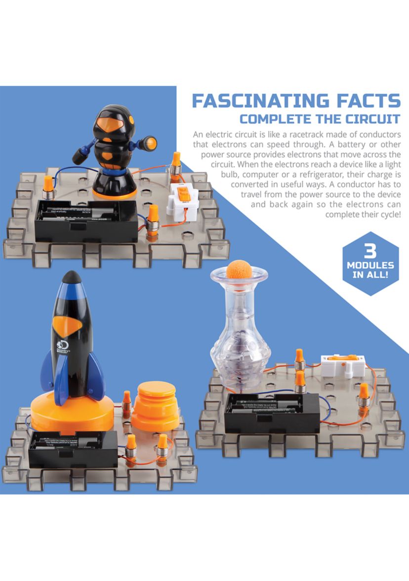Action Circuitry Electronic Experiment Complete STEM Set 