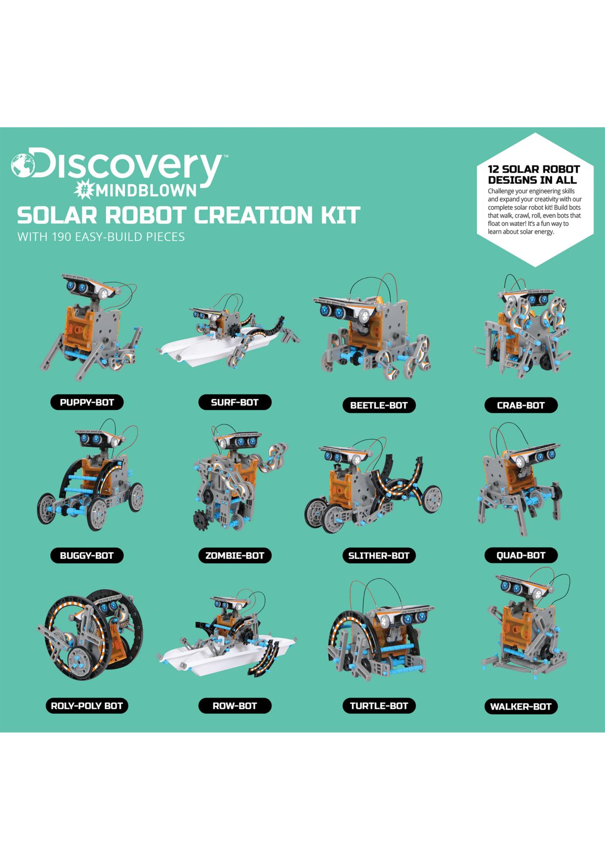 Toy Solar Vehicle Construction Set