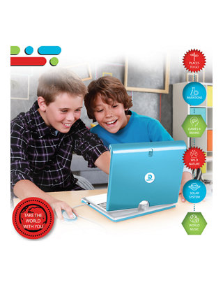 Discovery Kids Teach 'N' Talk Exploration Toy Laptop 64 Games Blue Age 6+ 