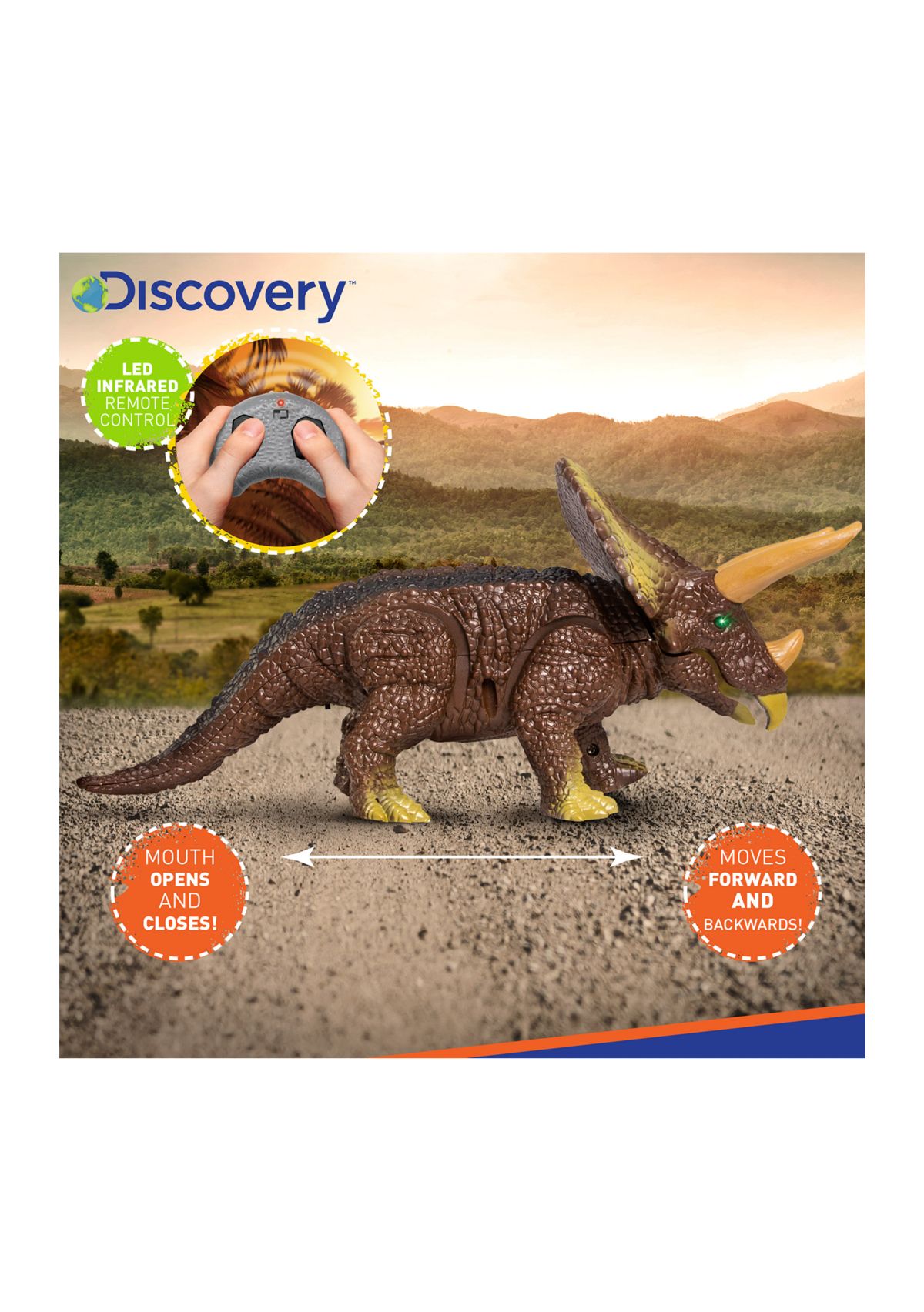 Toy RC Triceratops