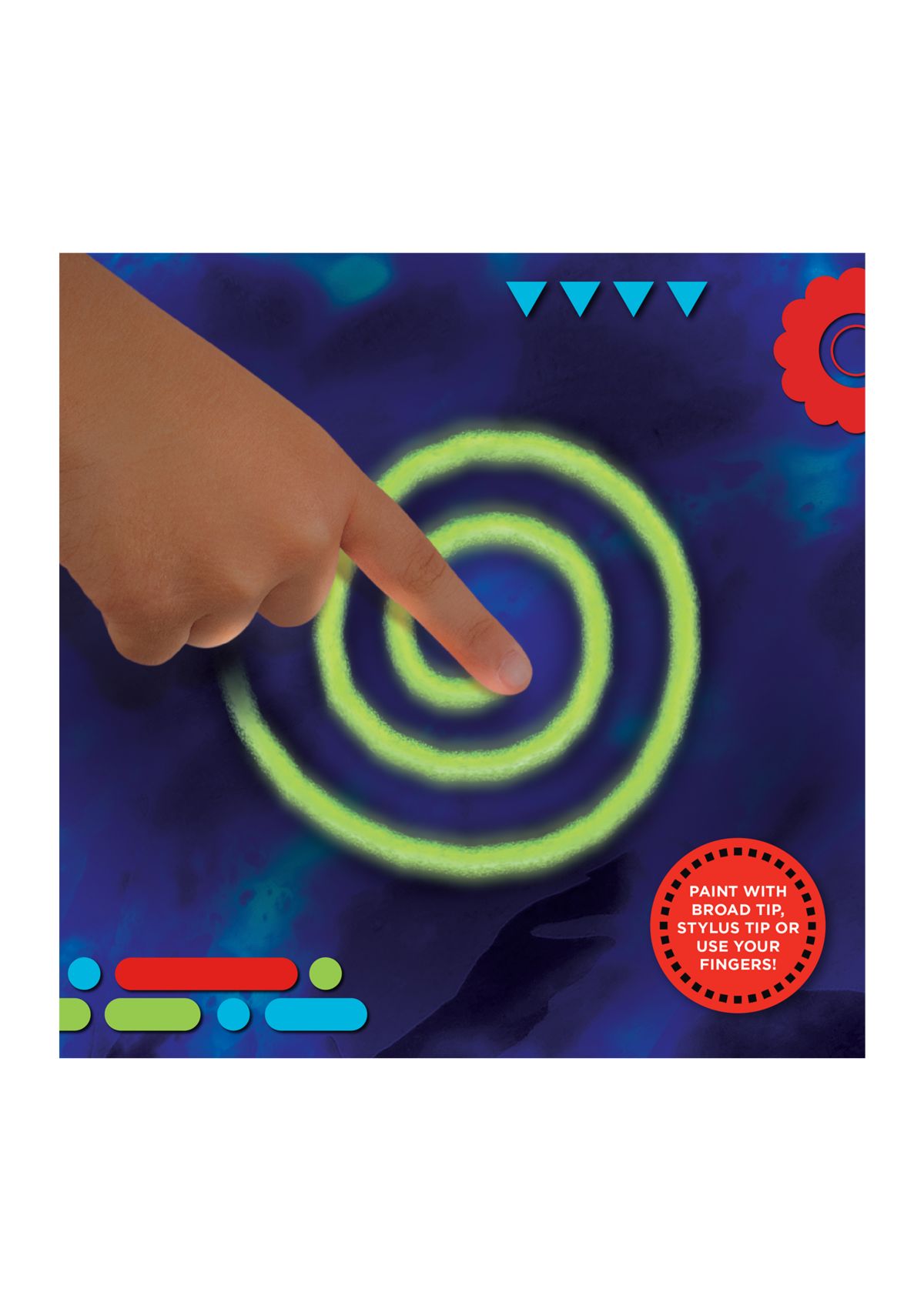 LED Glow Drawing Palette - Mess-Free Musical Art Pad
