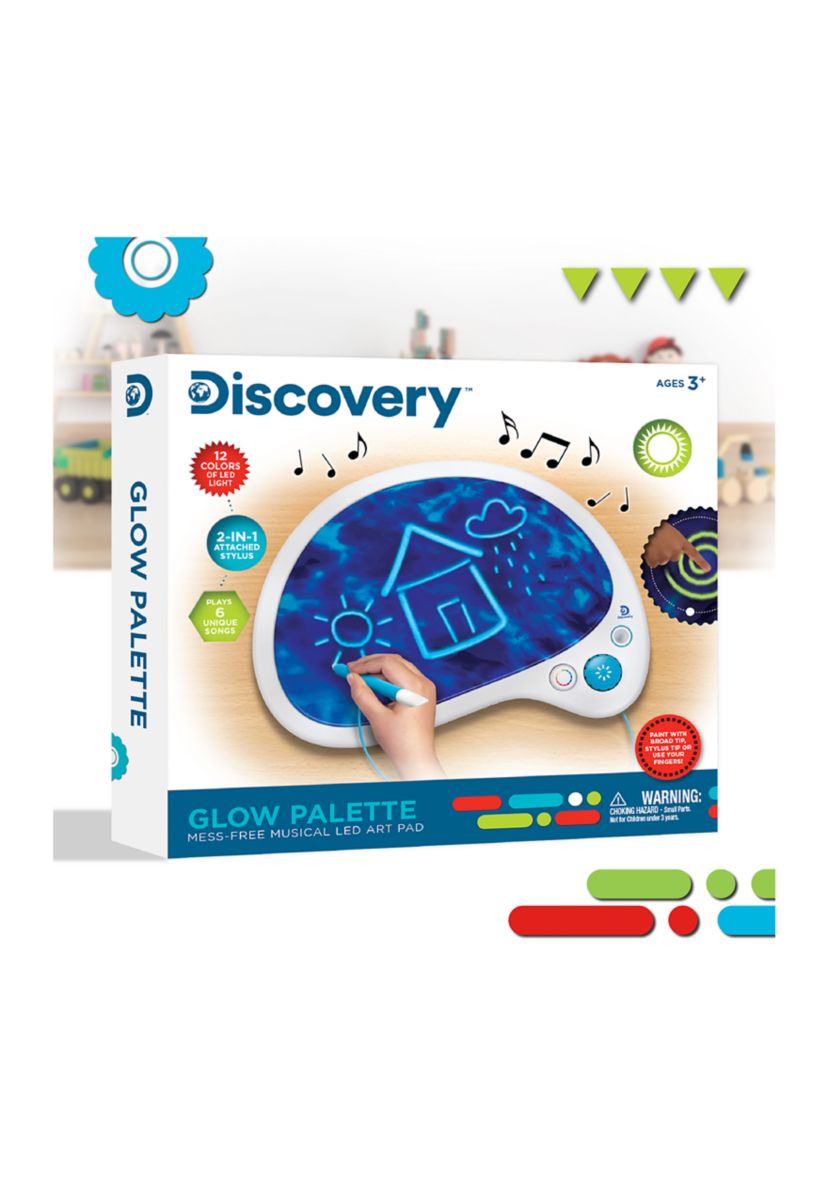 LED Glow Drawing Palette - Mess-Free Musical Art Pad