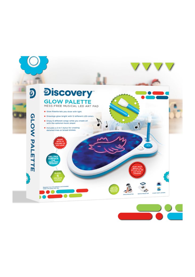 LED Glow Drawing Palette - Mess-Free Musical Art Pad