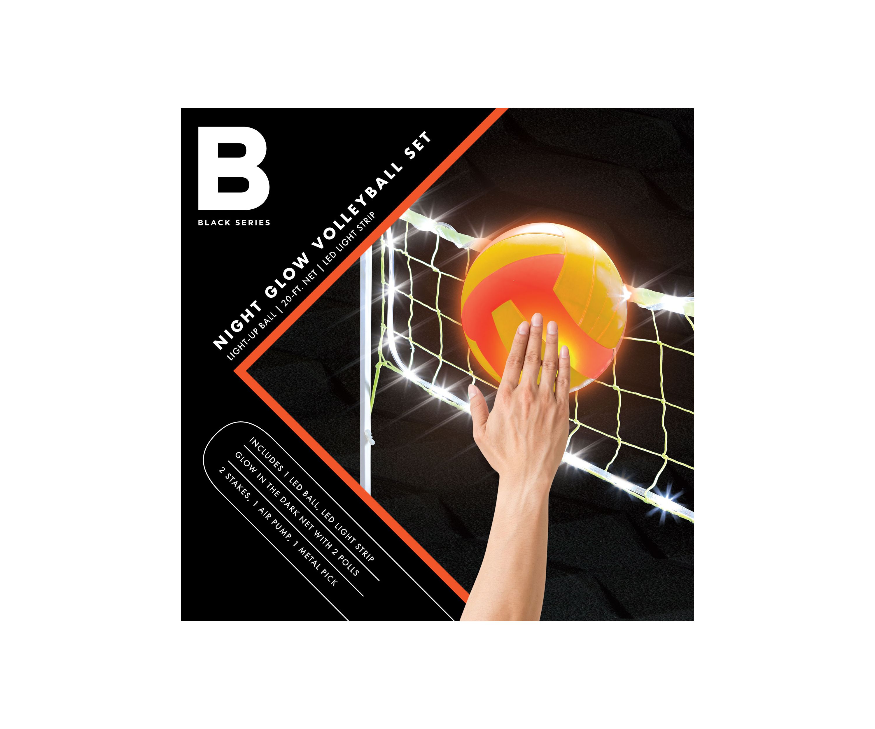 Night Glow Volleyball Game Set 