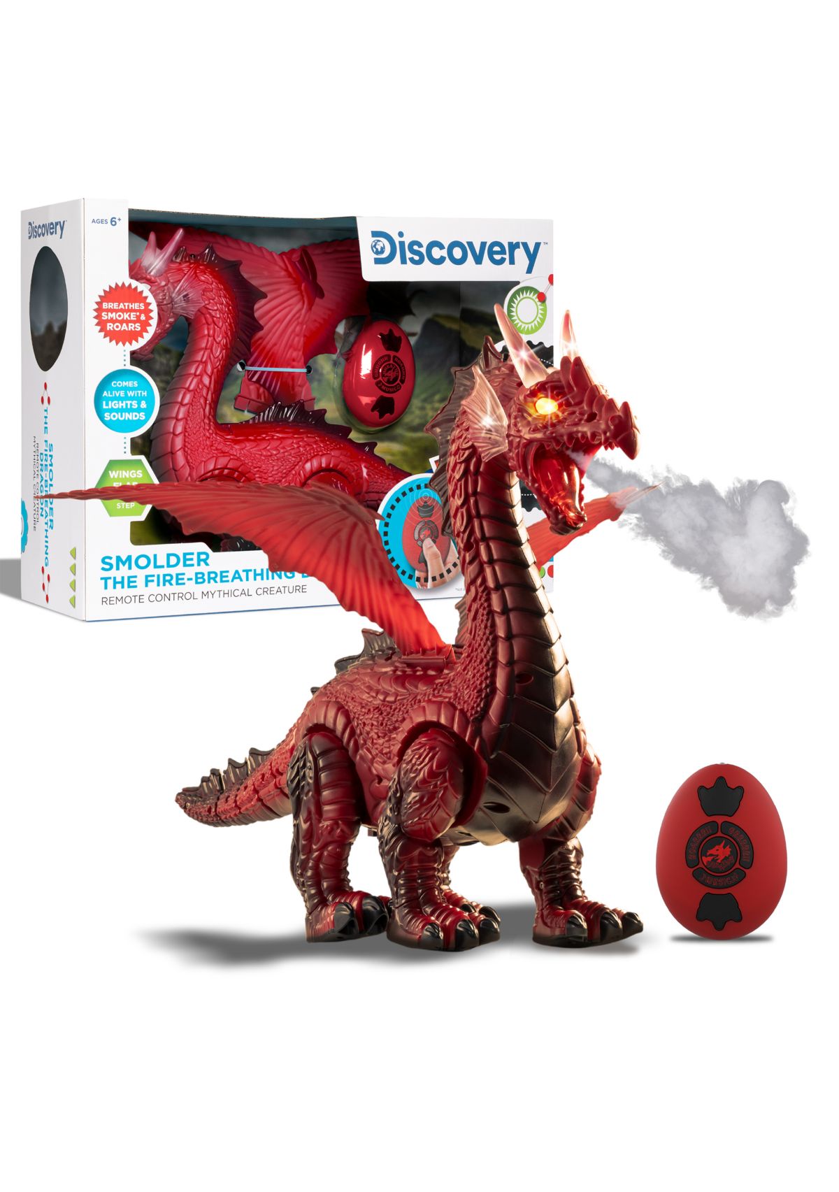 Remote Control Dragon Smoke Breathing Pet Toy