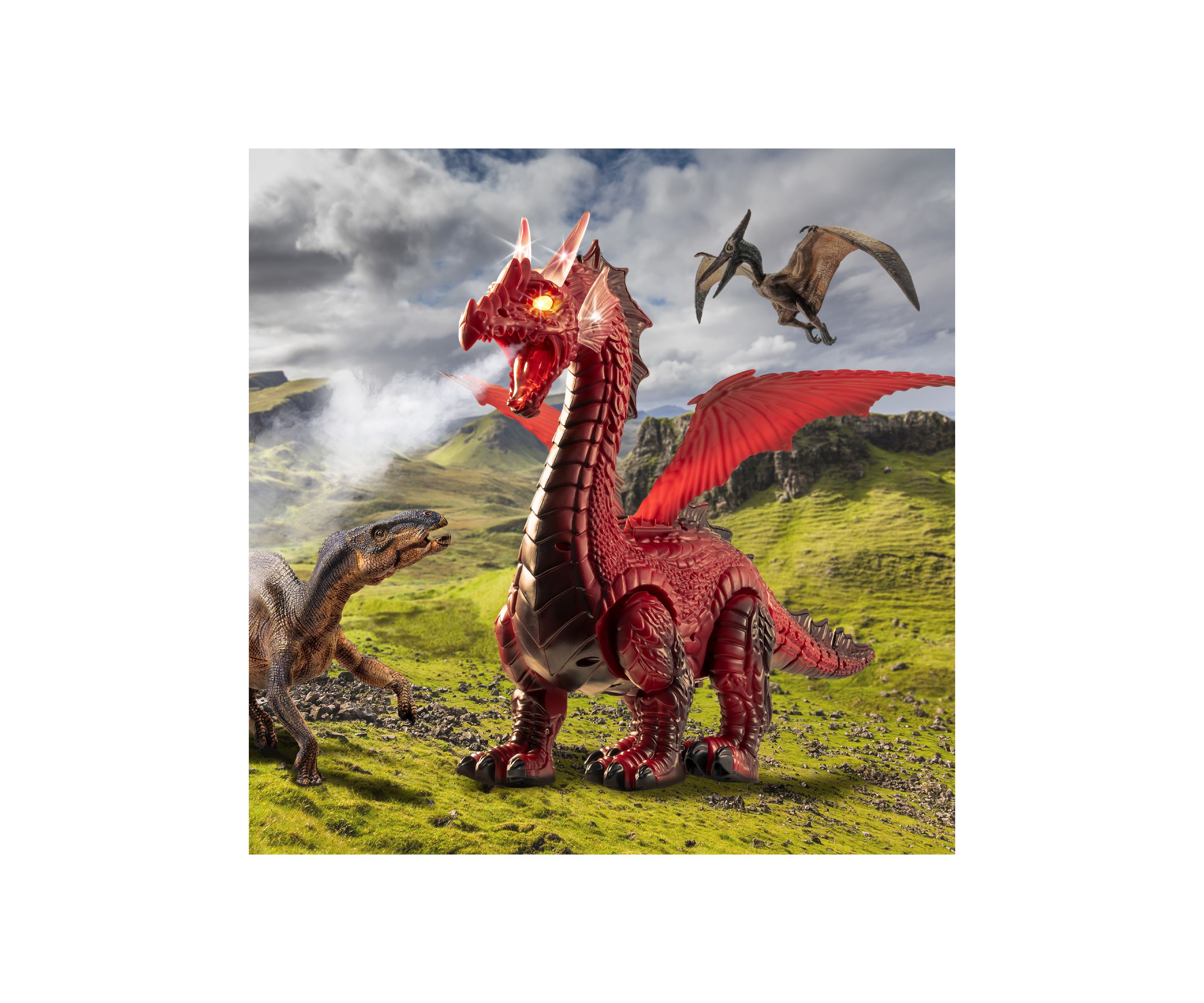 Remote Control Dragon Smoke Breathing Pet Toy