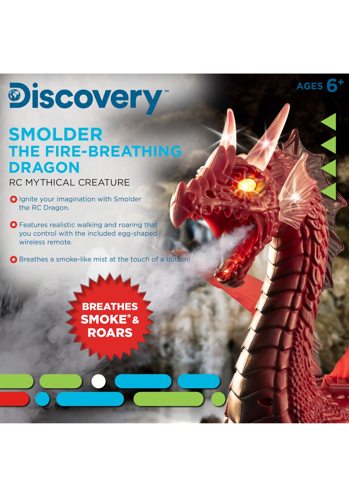 Remote Control Dragon Smoke Breathing Pet Toy