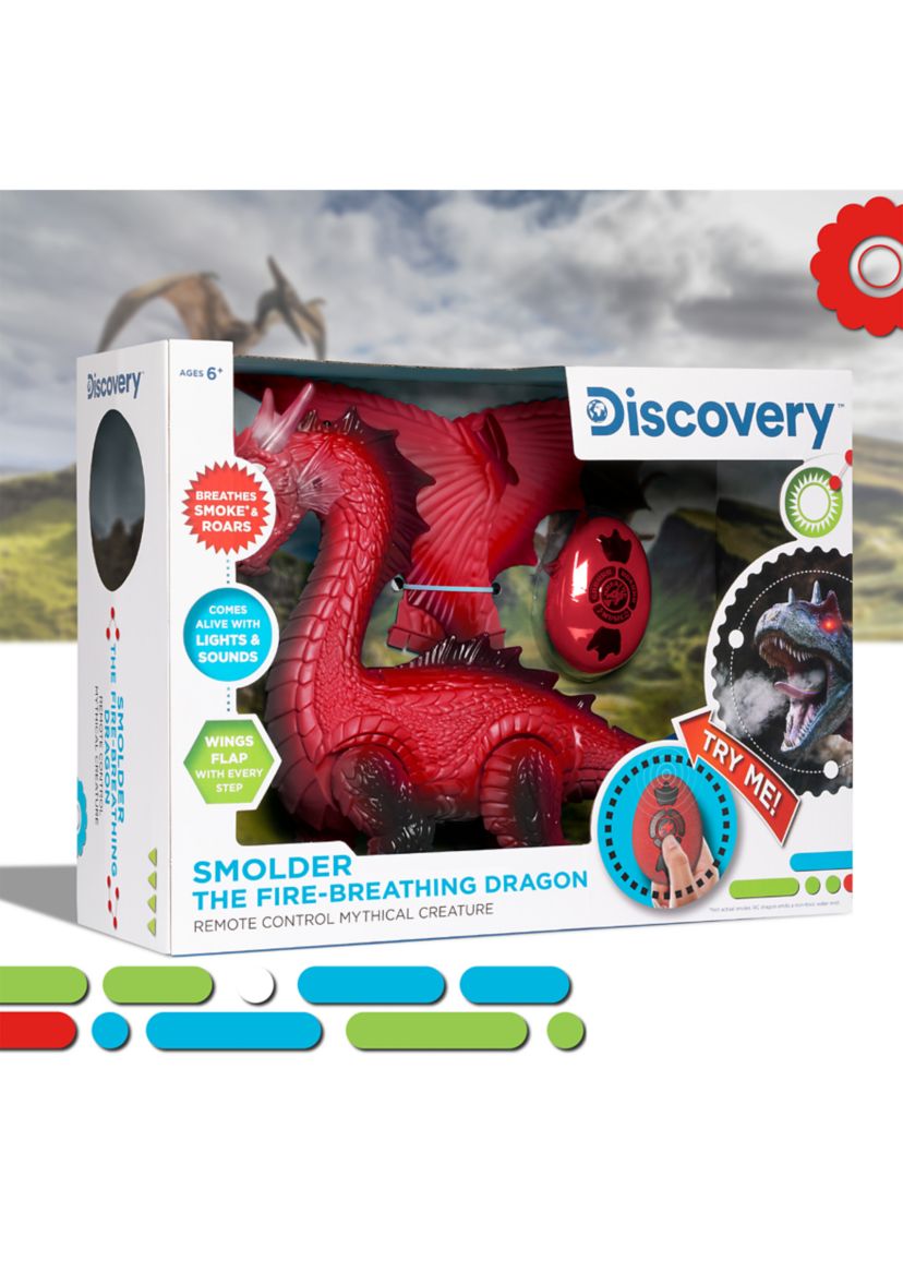 Remote Control Dragon Smoke Breathing Pet Toy