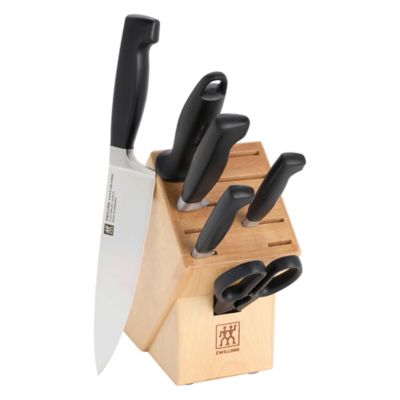 Zwilling J.A. Henckels Four Star 7pc Block Knife set
