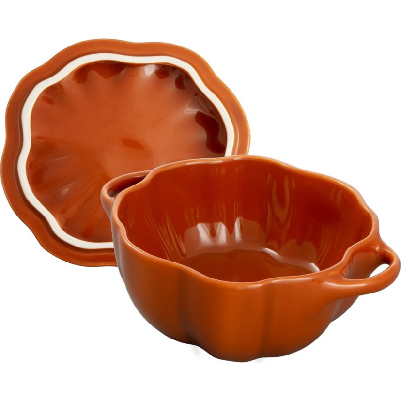 Stoneware 16-oz Petite Pumpkin Cocotte