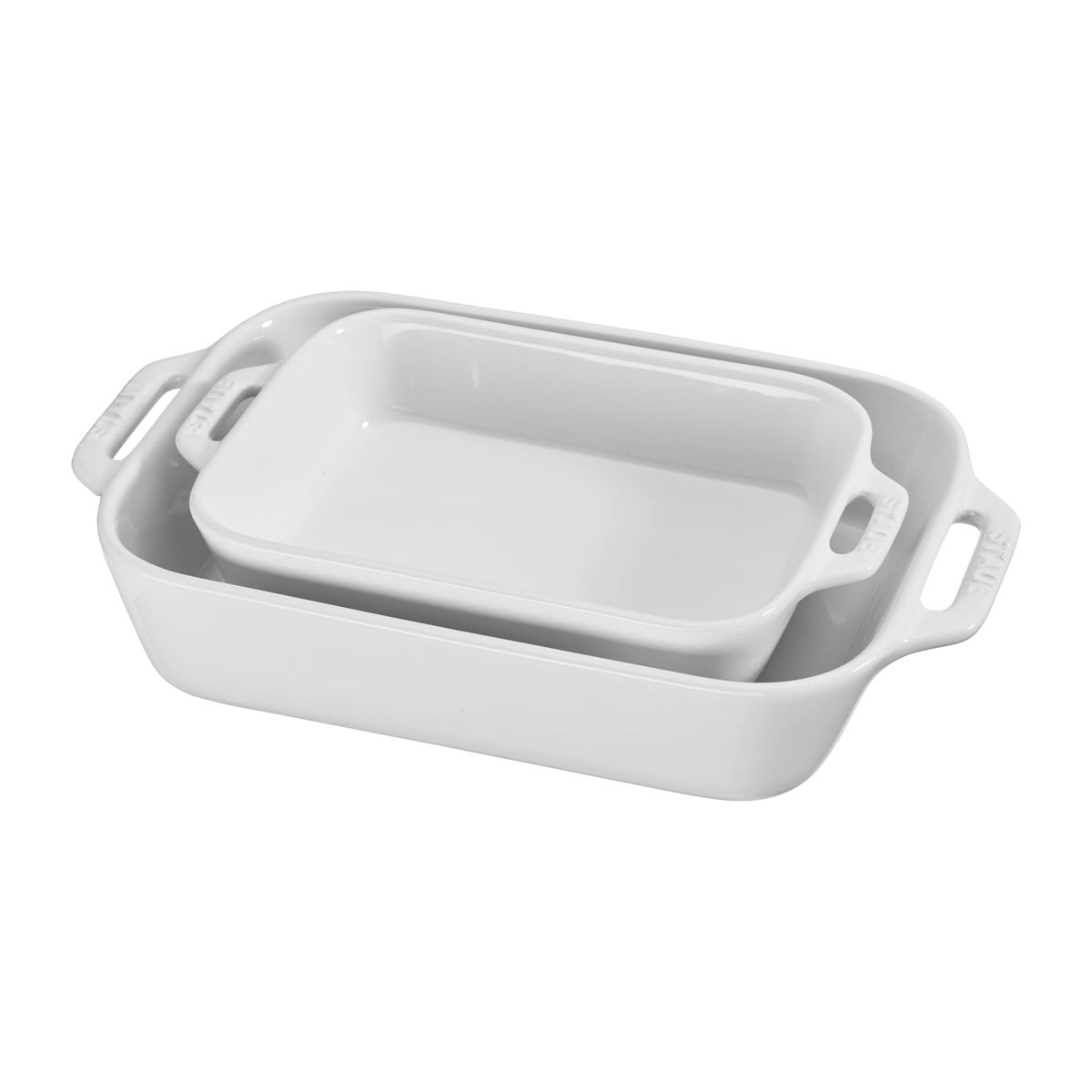 Stoneware 2-pc Rectangular Baking Dish Set