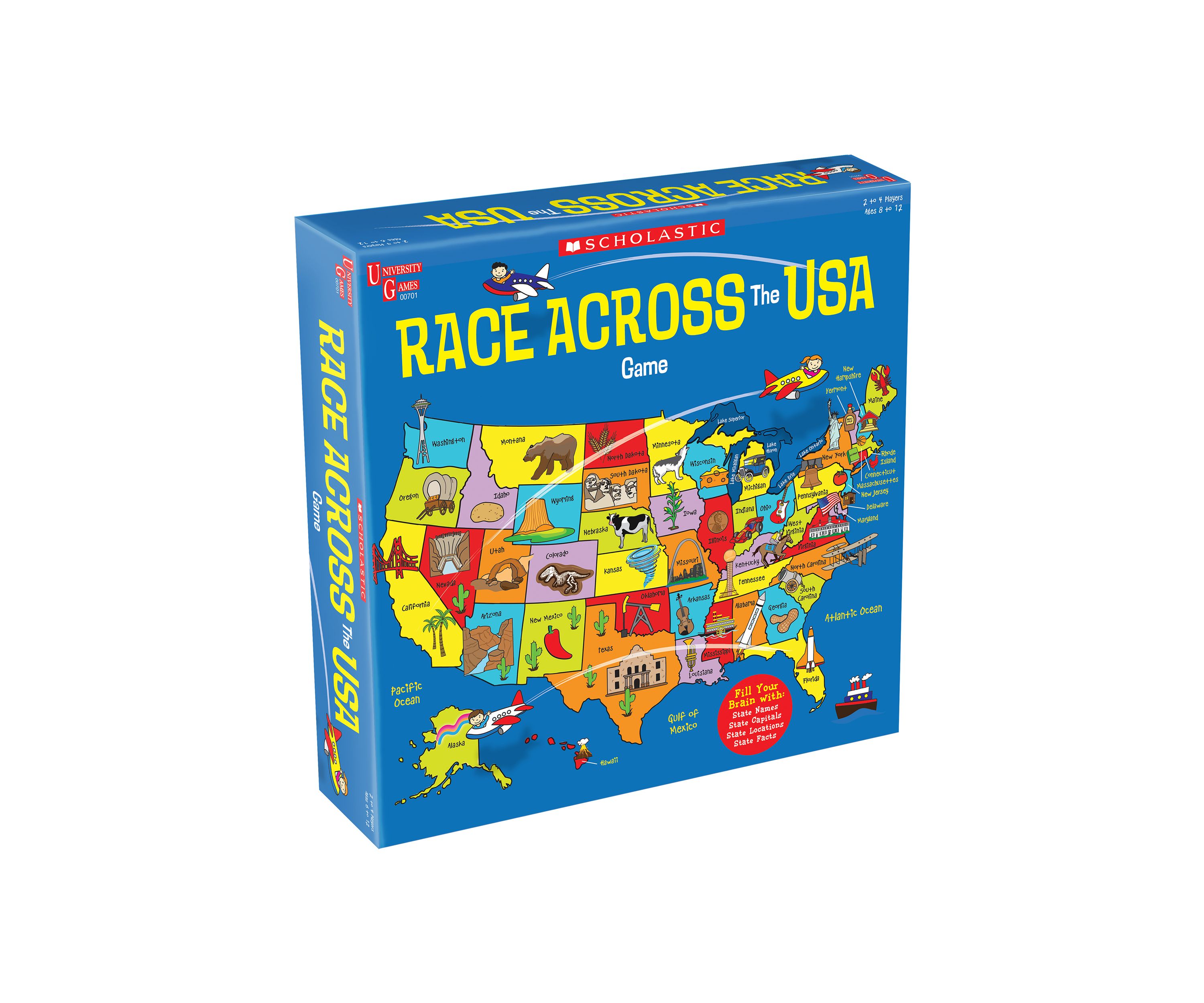 Scholastic - Race Across the USA Kids Game