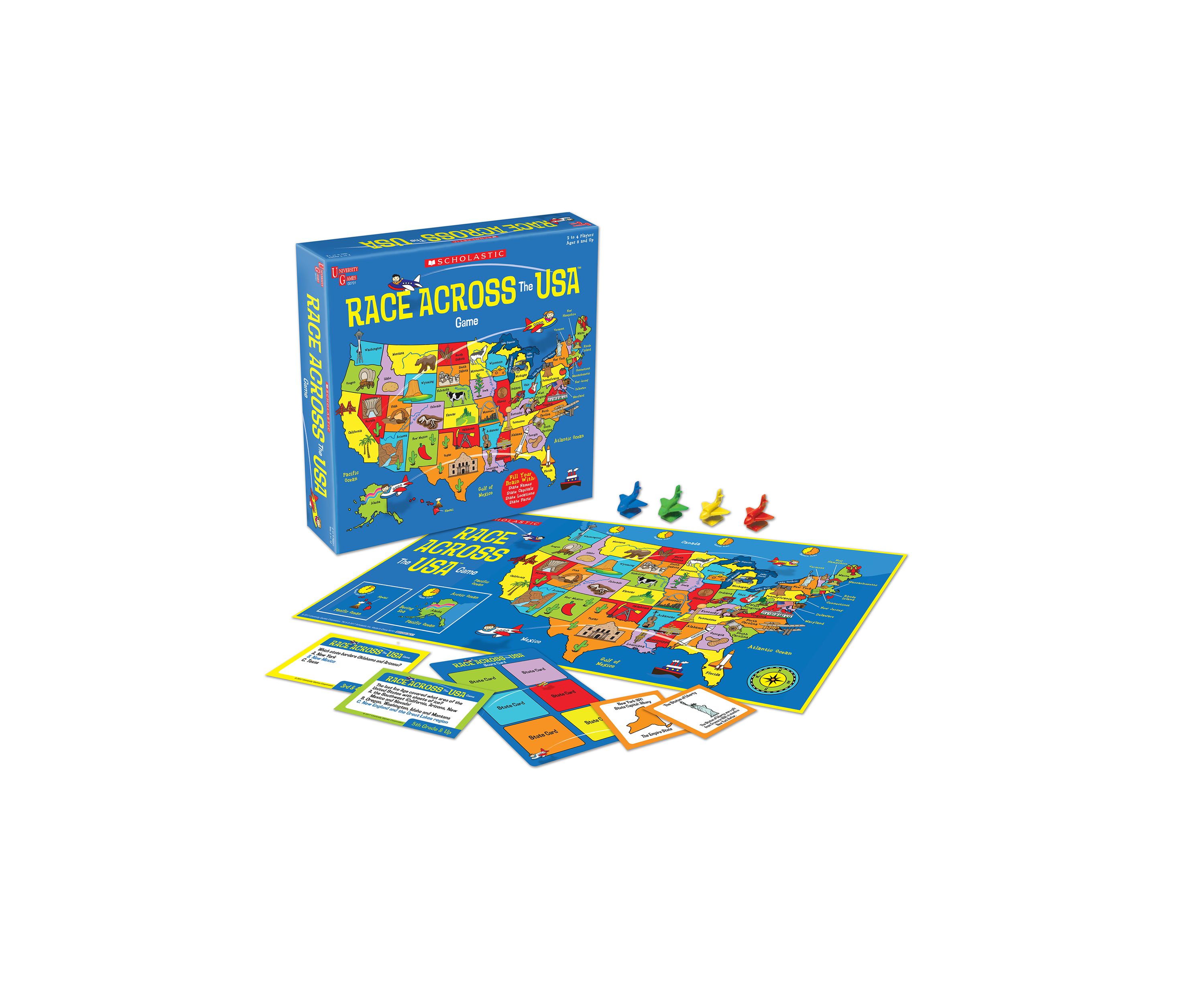 Scholastic - Race Across the USA Kids Game